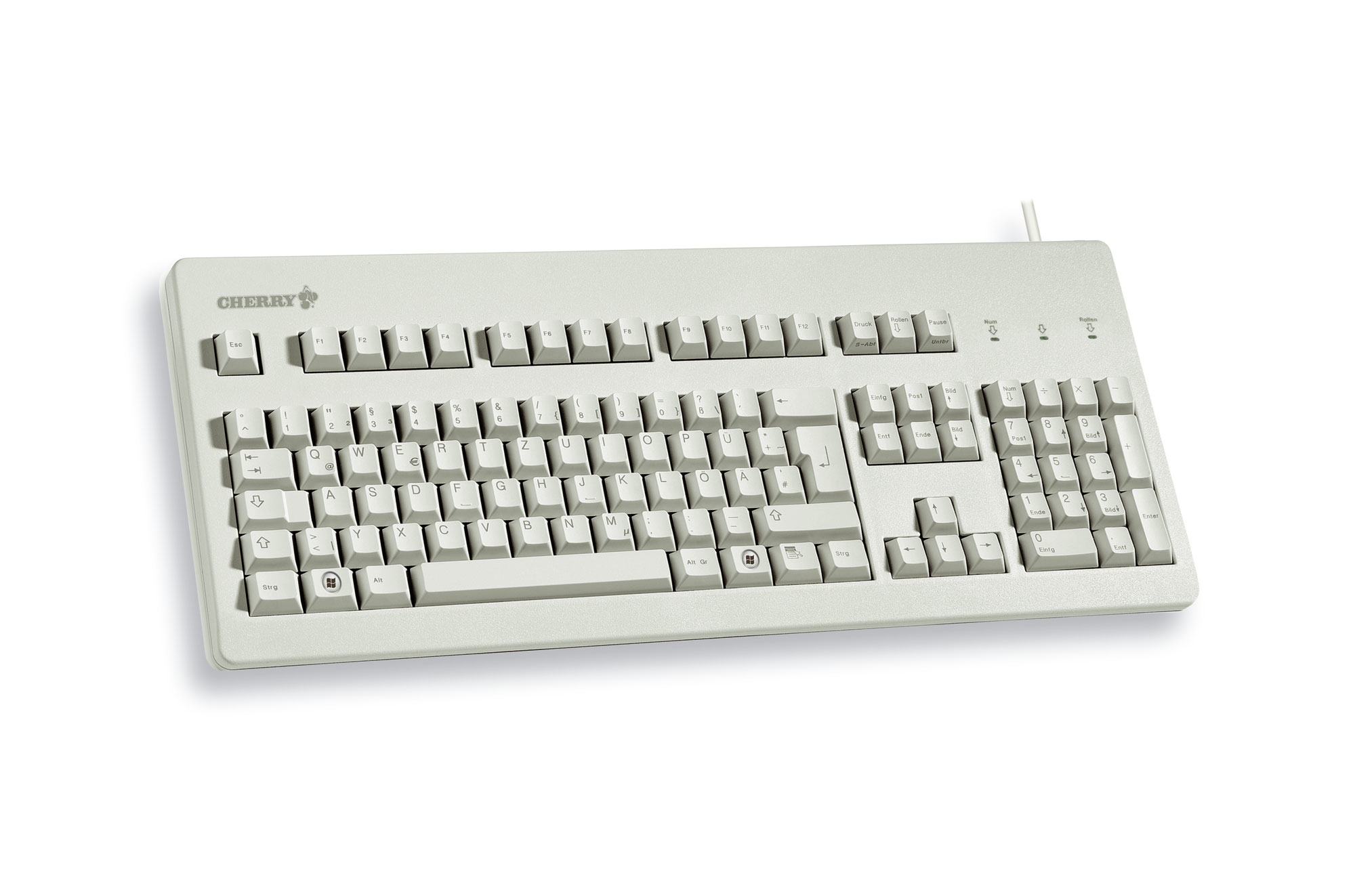 Cherry G80-3000 - Tastatur - PS/2, USB - Deutsch