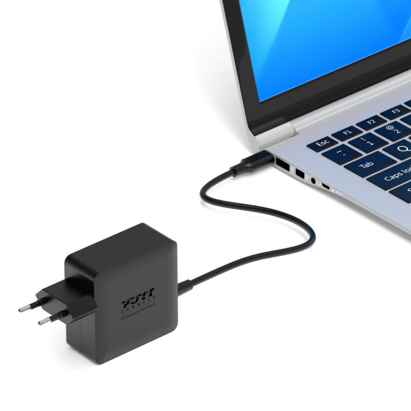 PORT Designs 904065CWEU, Laptop, Drinnen, 100-240 V, 50/60 Hz, 65 W, 5 - 20 V