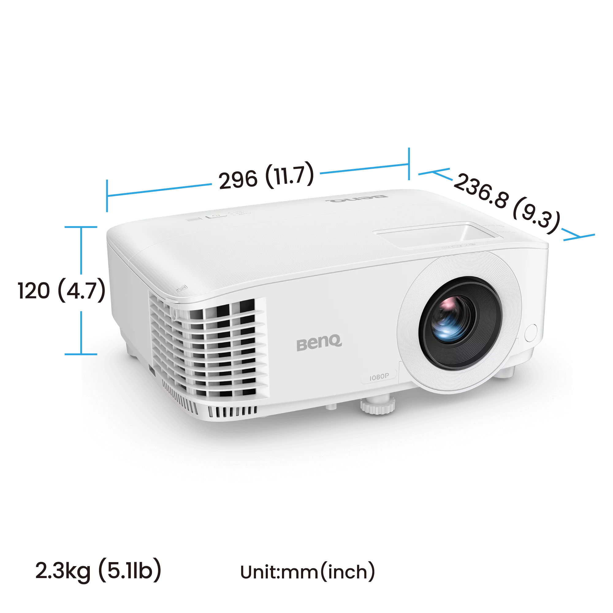 BenQ TH575i - DLP-Projektor - tragbar - 3D - 3800 ANSI-Lumen - Full HD (1920 x 1080)