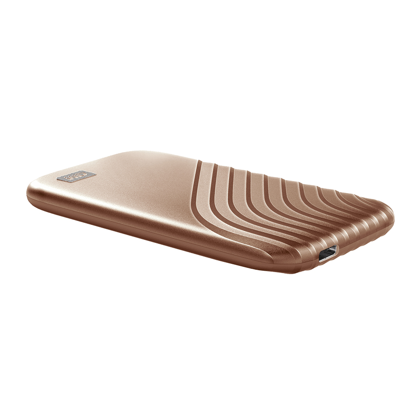 Western Digital WD My Passport SSD gold 1TB, USB-C 3.1