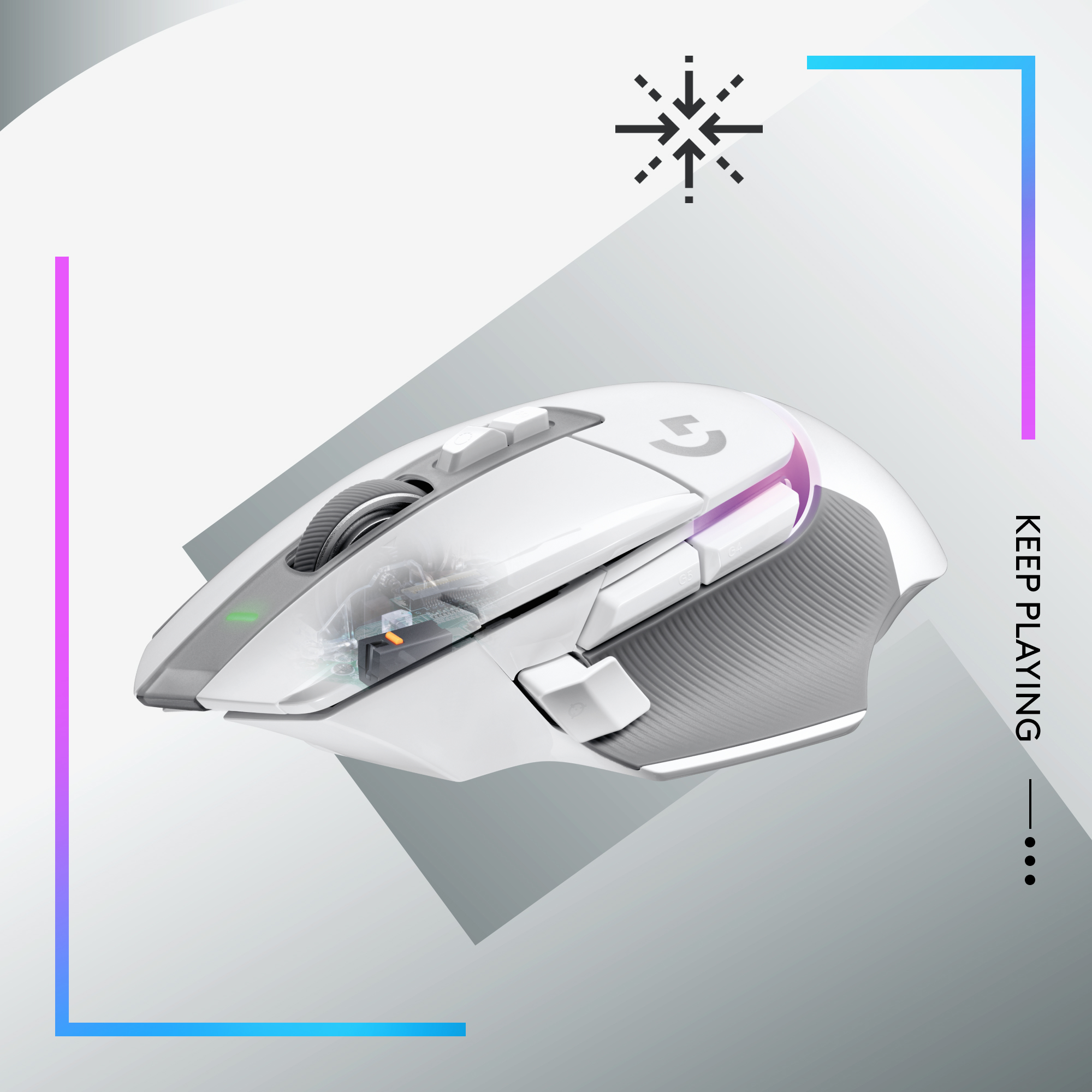Logitech G G502 X PLUS - Maus - optisch - 11 Tasten