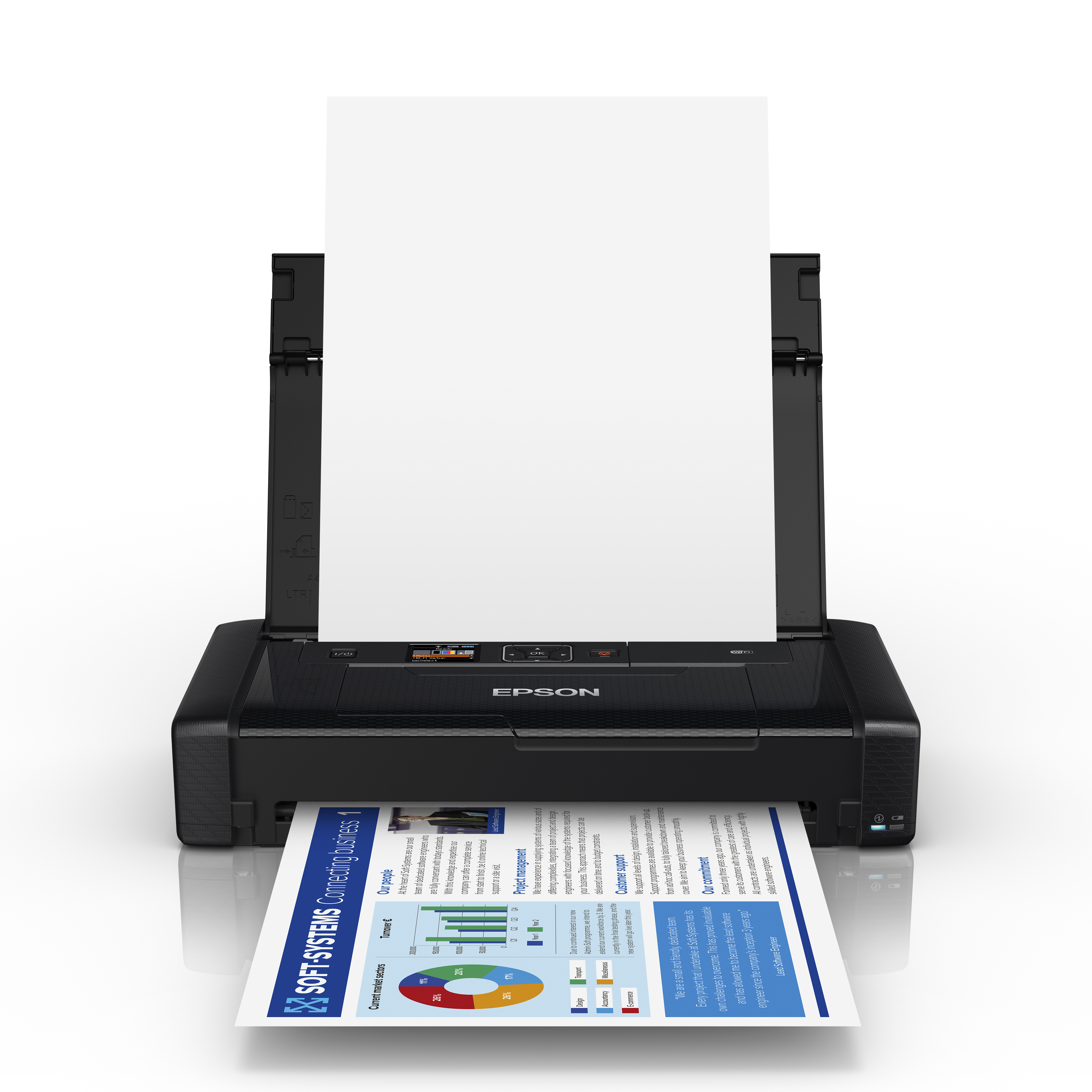 Epson WorkForce WF-110W - Drucker - Farbe - Tintenstrahl - A4 - 5760 x 1440 dpi - bis zu 7 Seiten/Mi