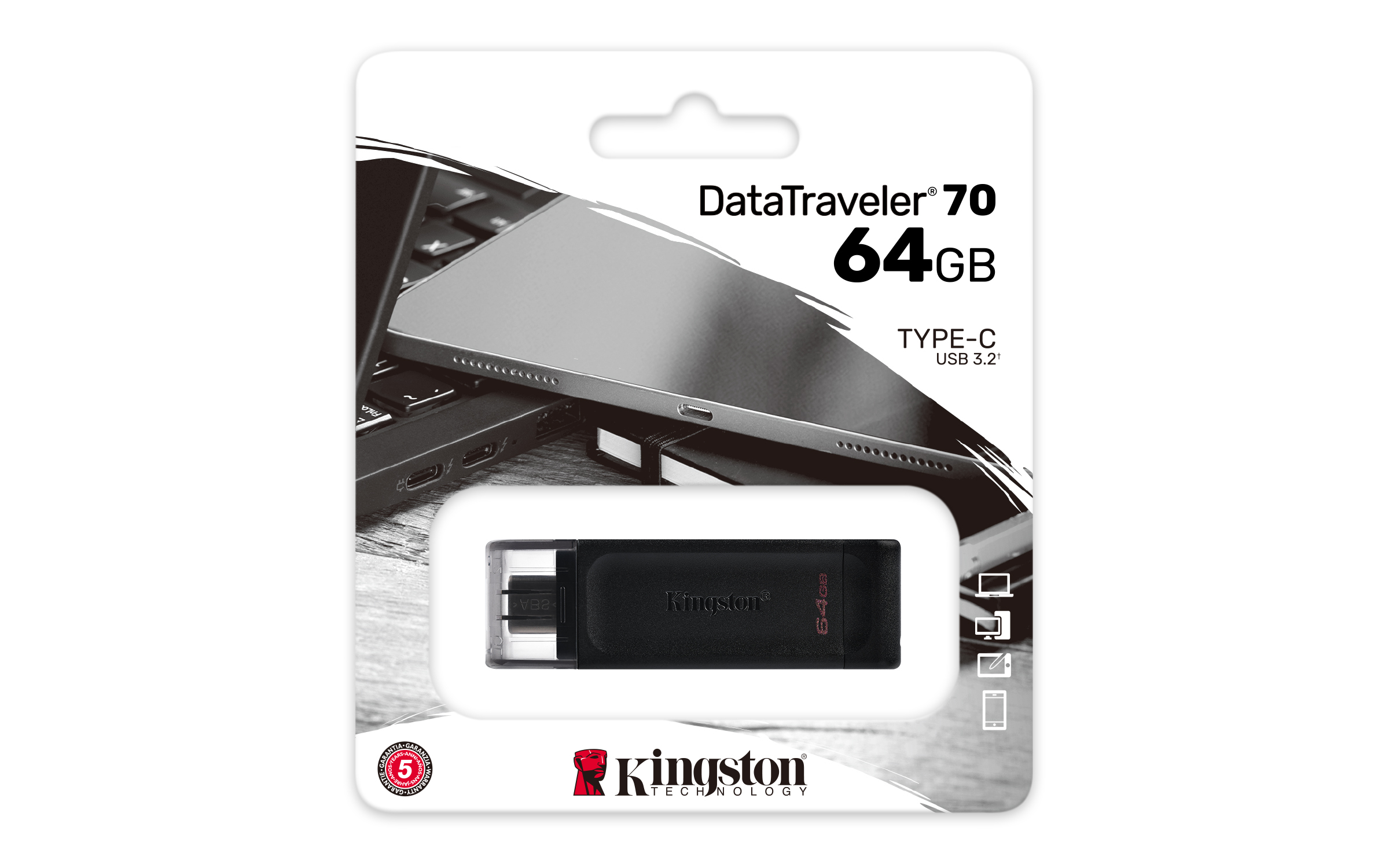 Kingston DataTraveler 70 - USB-Flash-Laufwerk
