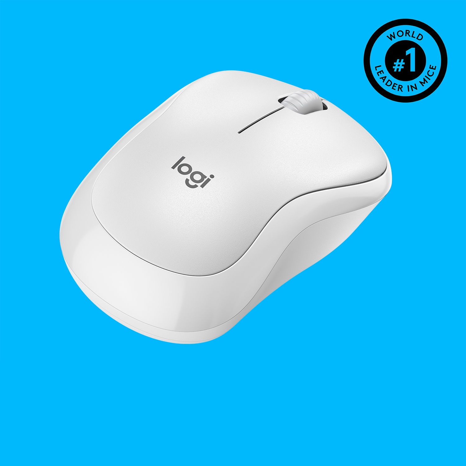 Logitech M220, Beidhändig, Optisch, RF Wireless, 1000 DPI, Weiß