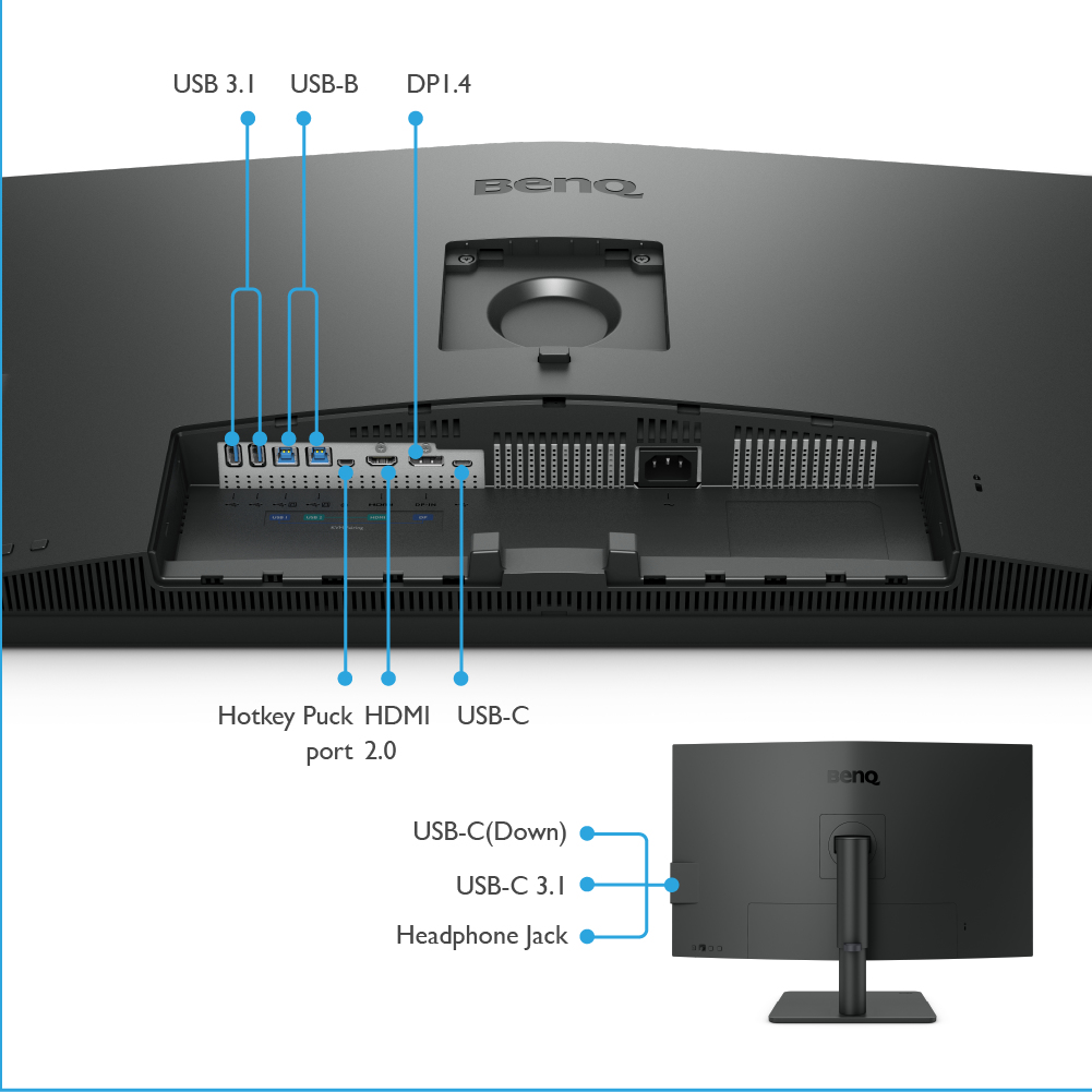 BenQ DesignVue PD3205U - PD Series - LED-Monitor - 80 cm (32")