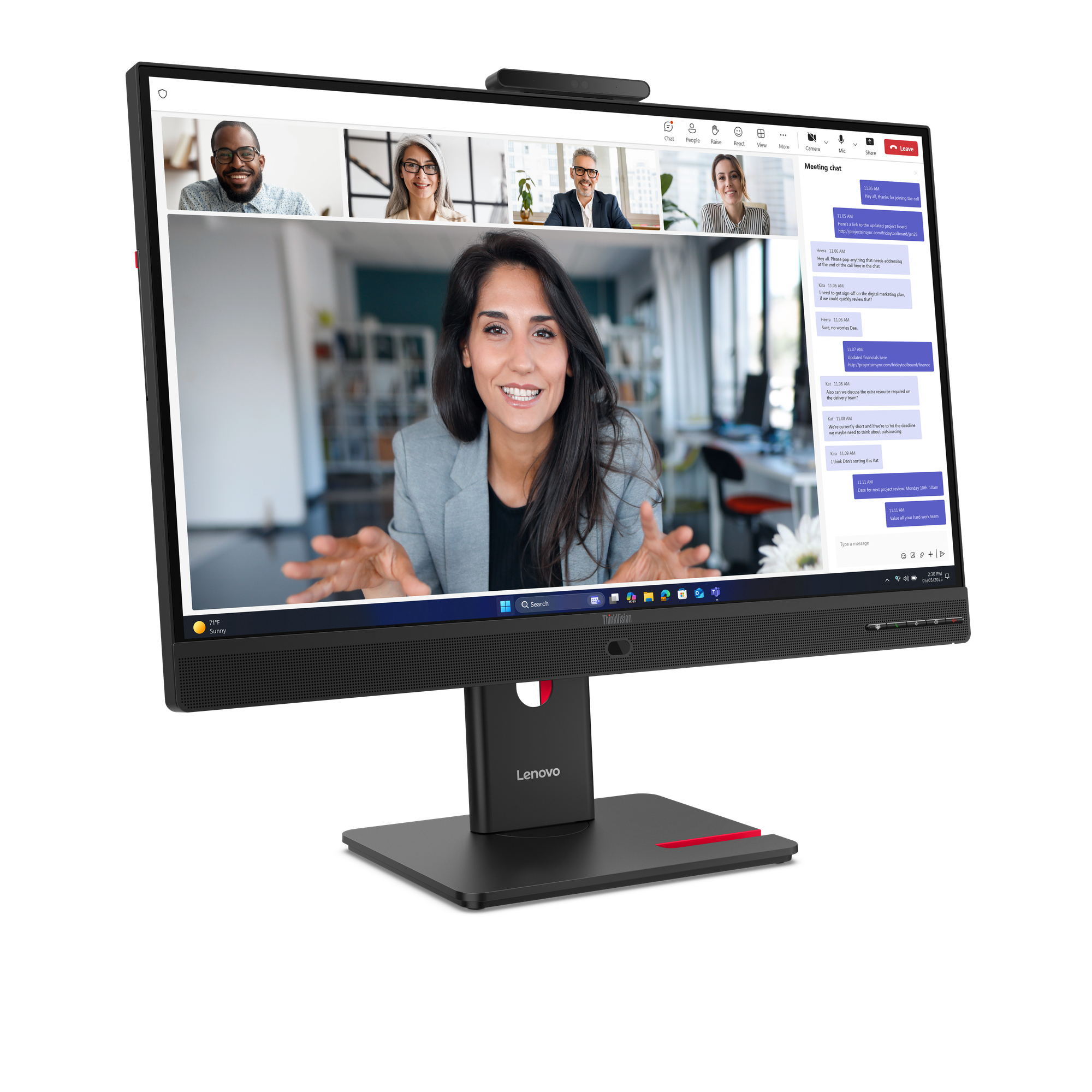 Lenovo ThinkVision T24-4v - LED-Monitor - 61 cm (24")