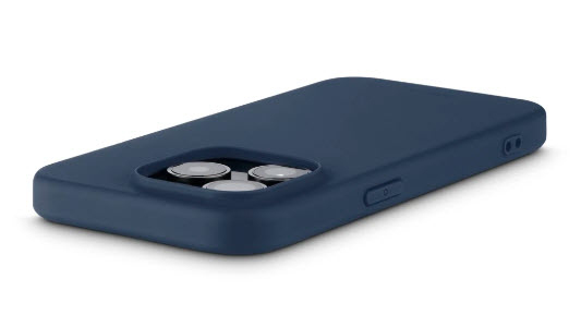 Hama Fantastic Feel, Cover, Apple, iPhone 15 Pro, 15,5 cm (6.1"), Dunkelblau