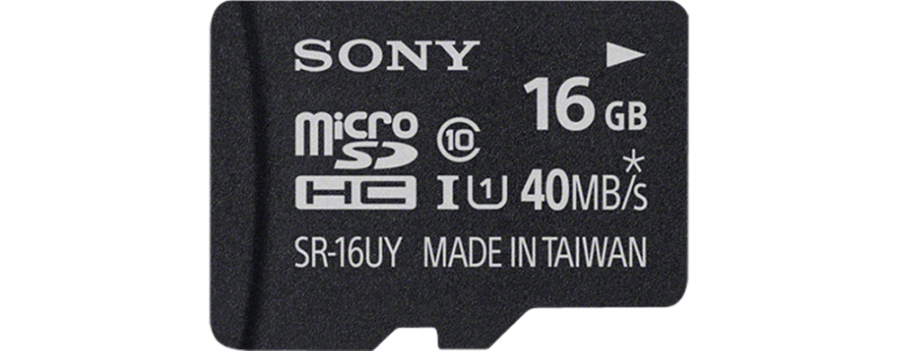 Sony SR16UYA - Flash-Speicherkarte (microSDHC/SD-Adapter