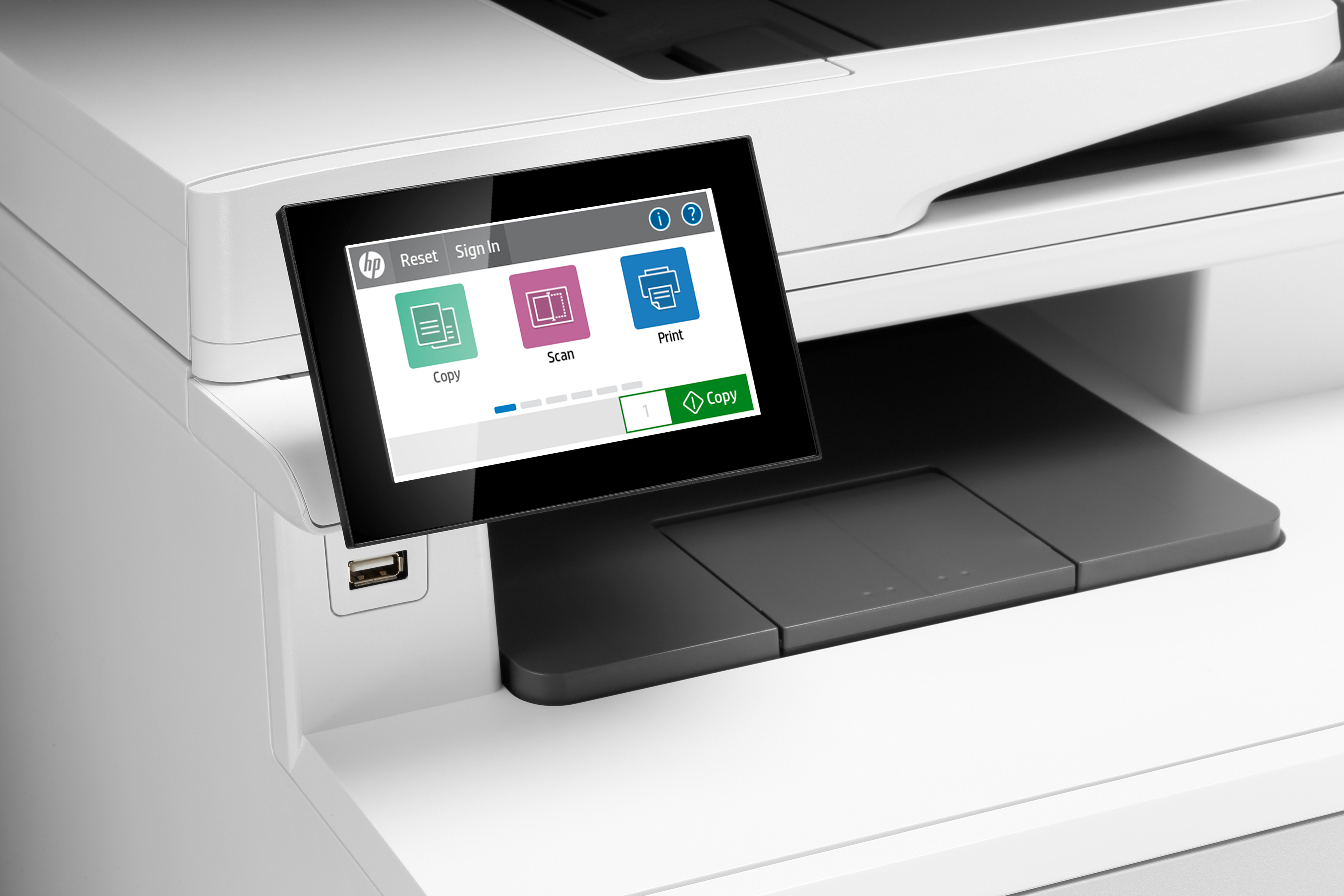 HP Color LaserJet Enterprise MFP M480f, Laser, mehrfarbig