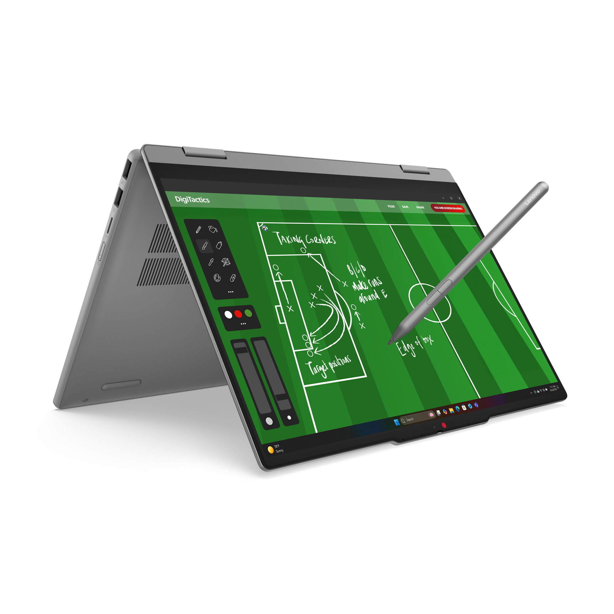 Lenovo IdeaPad 5 2-in-1 14AGP11 83UH - Flip-Design - AMD Ryzen AI 7 445 / 2 GHz - Win 11 Home - Rade