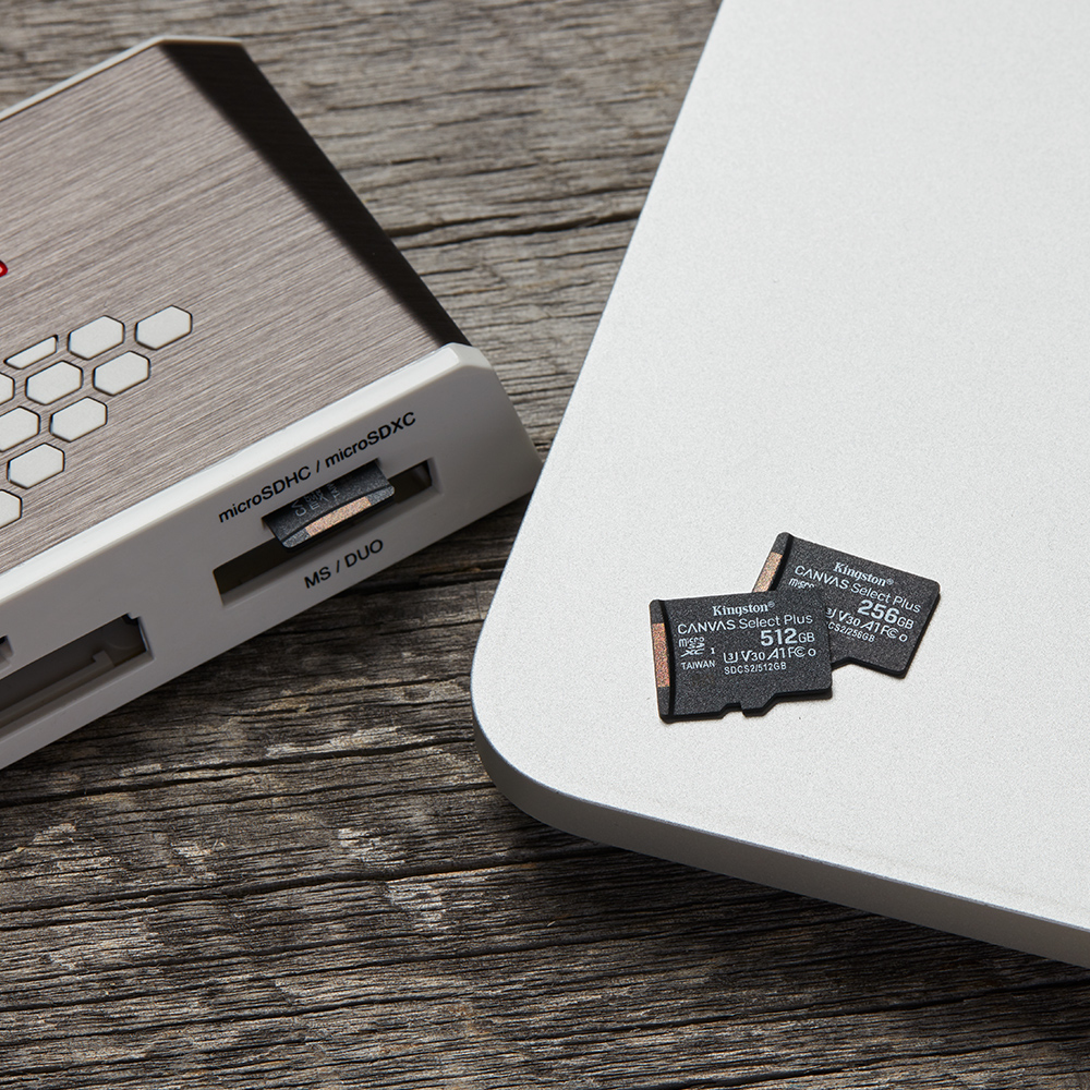 Kingston Canvas Select Plus - Flash-Speicherkarte (microSDXC-an-SD-Adapter inbegriffen)