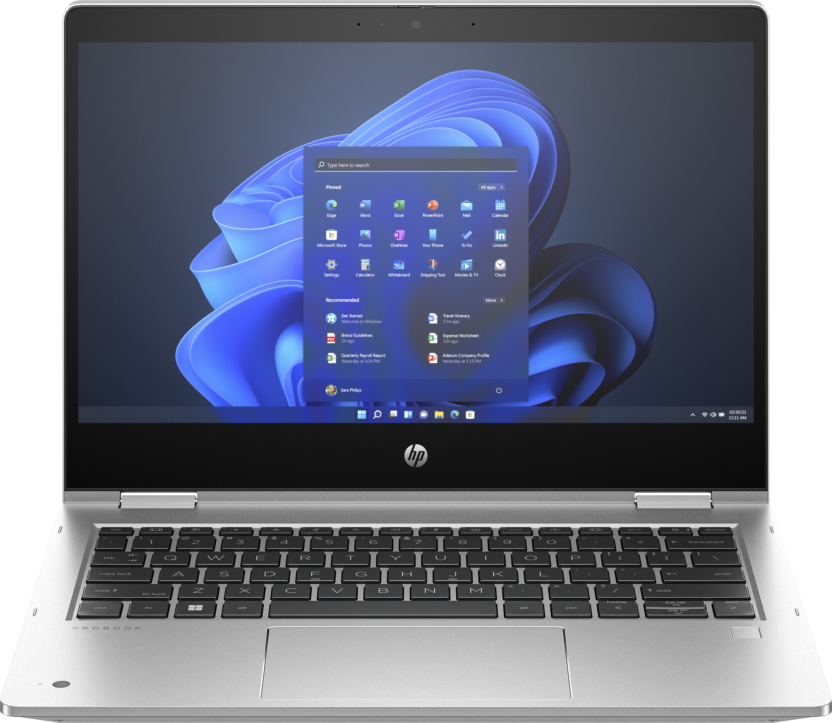 HP Pro x360 435 G10, AMD Ryzen? 5, 2 GHz, 33,8 cm (13.3"), 1920 x 1080 Pixel, 16 GB, 256 GB