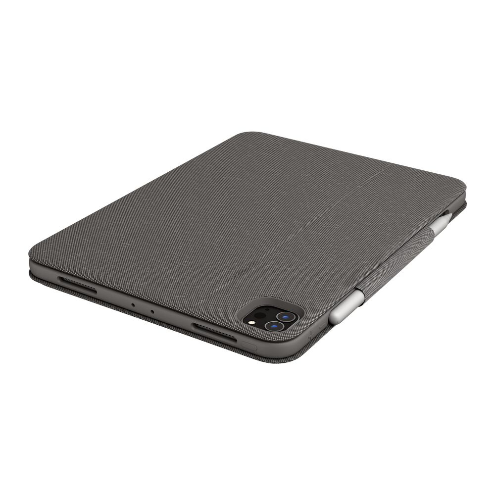 Logitech Folio Touch - Tastatur und Foliohülle - mit Trackpad - hinterleuchtet - Apple Smart connect