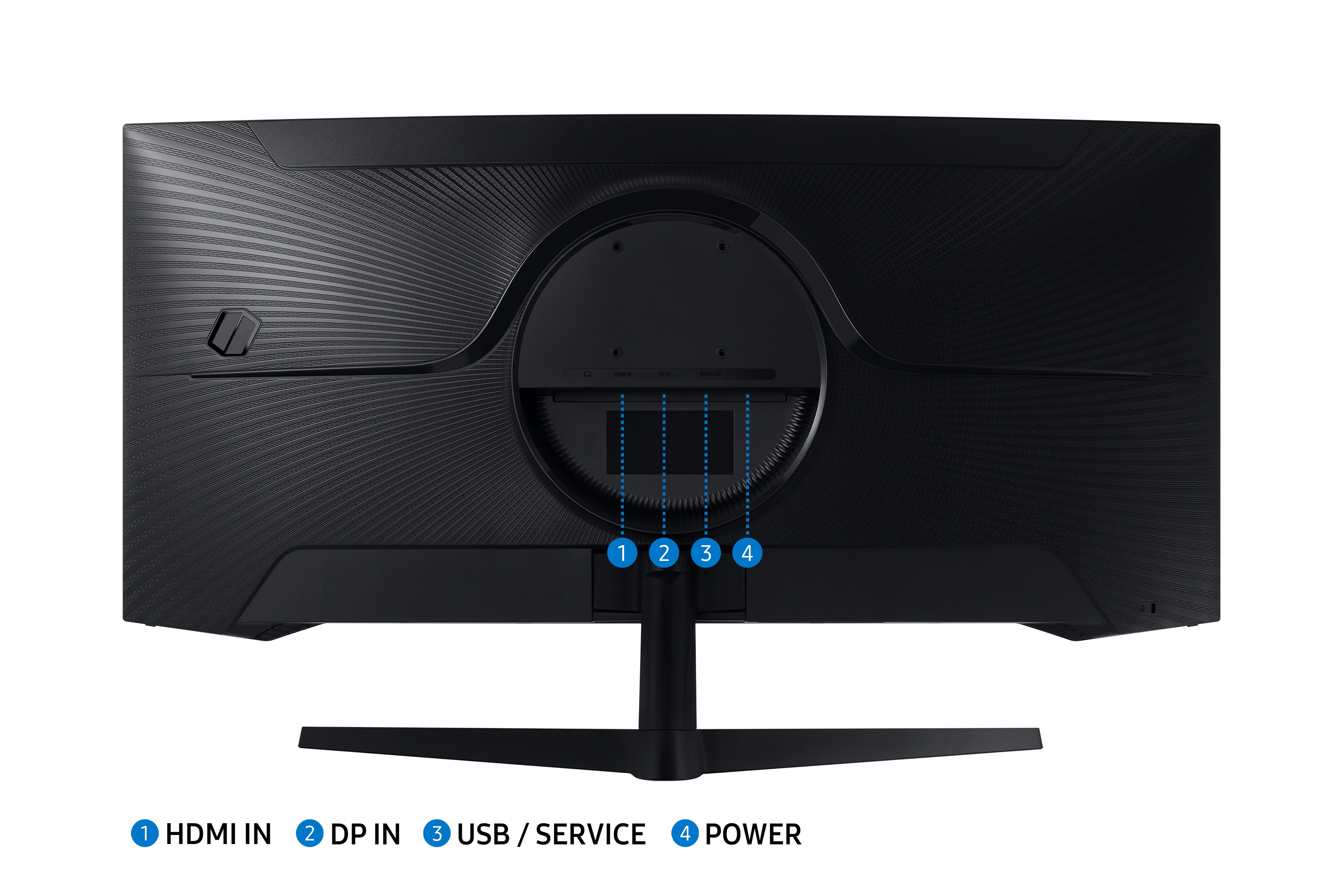 Samsung Odyssey G5 C34G55TWWP - G55T Series - LED-Monitor - Gaming - gebogen - 86 cm (34")