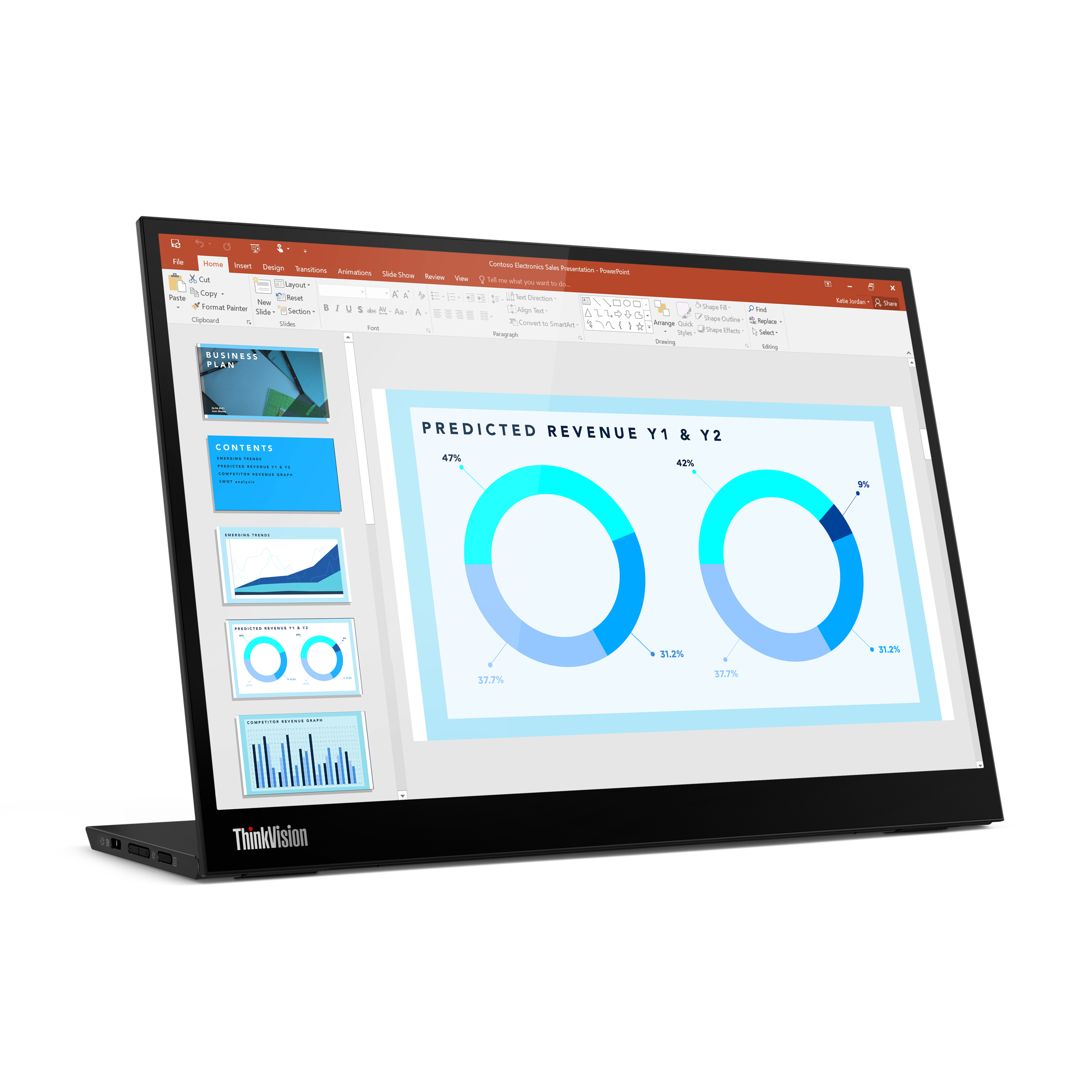 Lenovo ThinkVision M14d, 14"