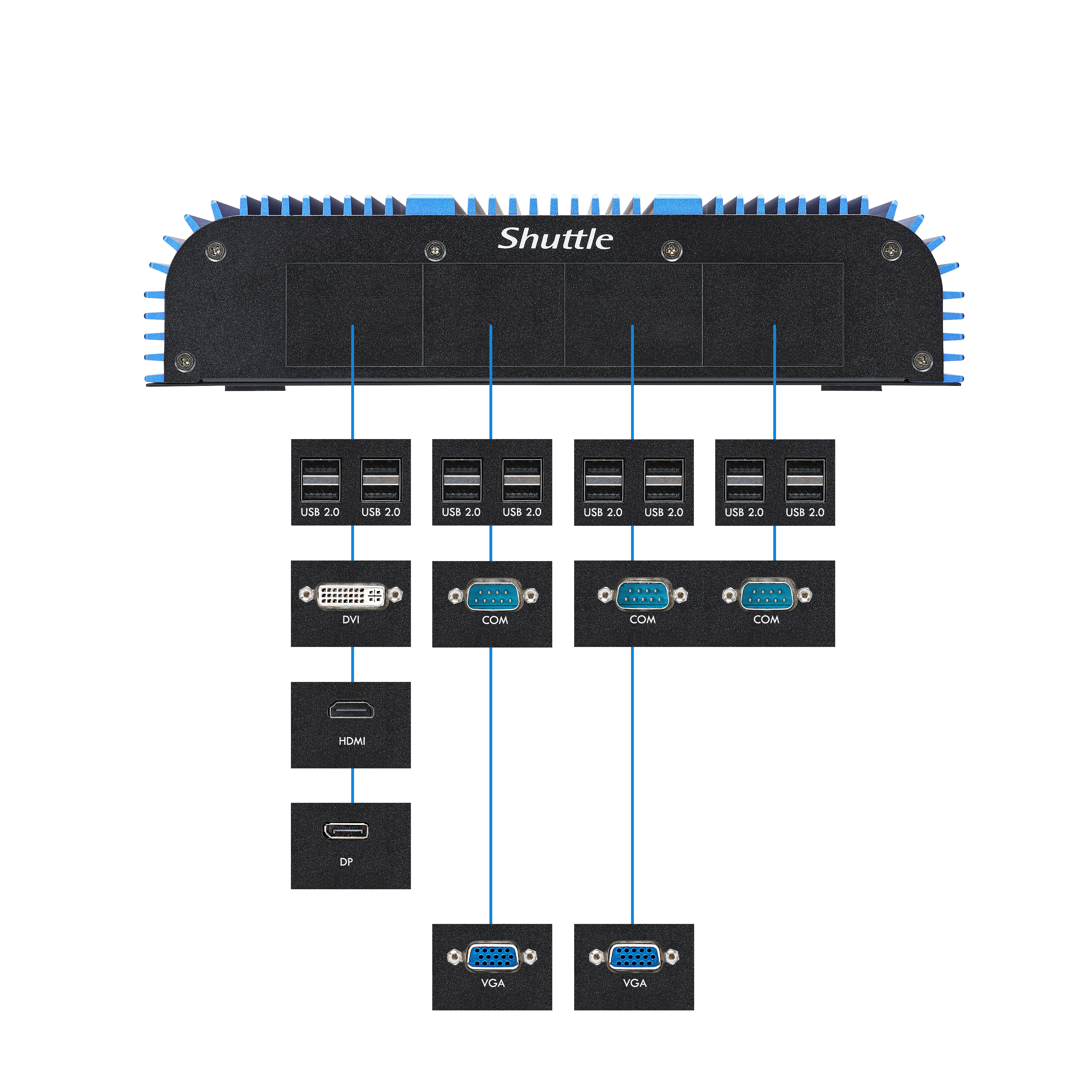 Shuttle BPCAL02 - Barebone - Box-PC - 1 x Core