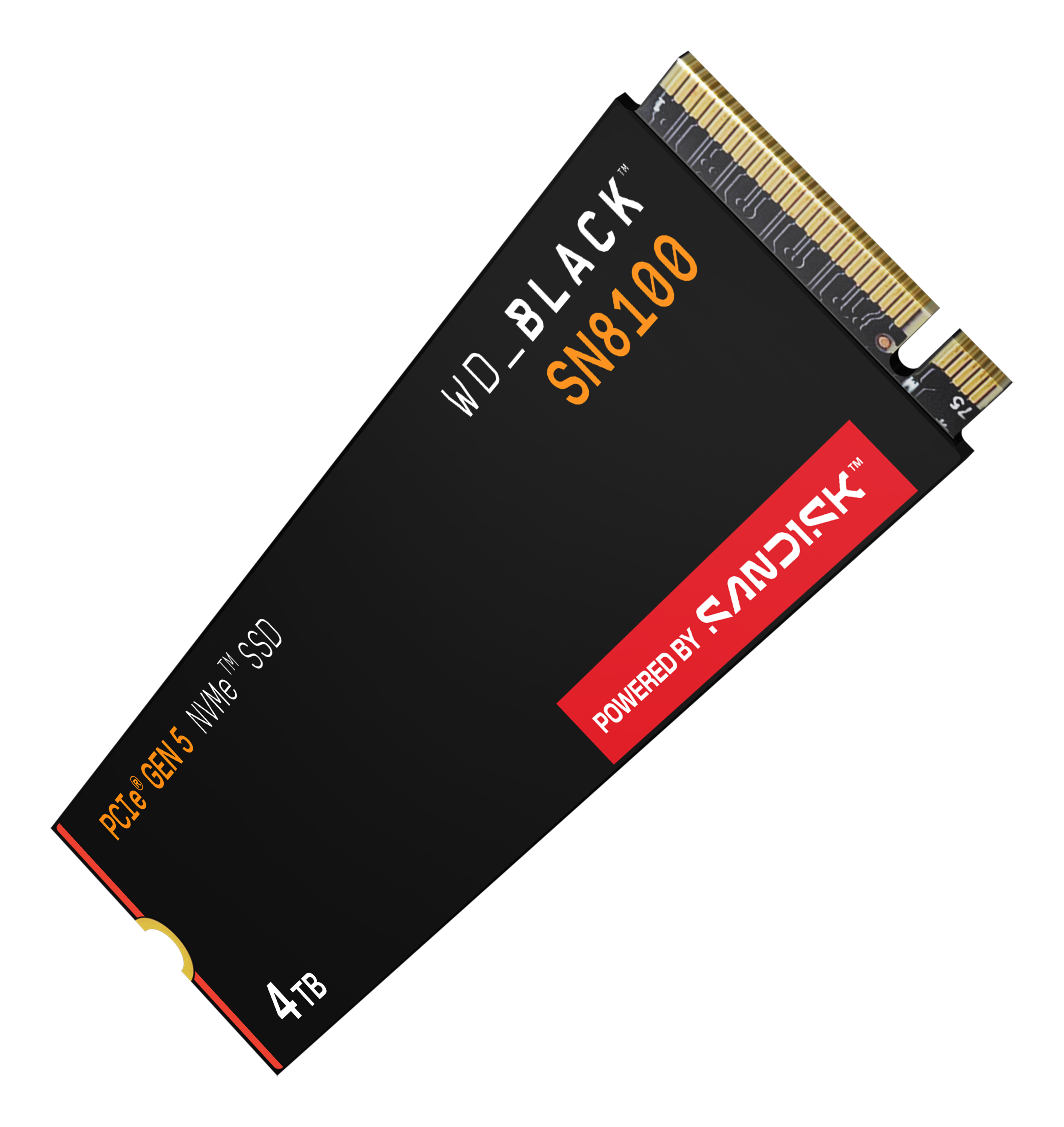 WD Black SN8100 - SSD - verschlüsselt - 8 TB - intern - M.2 2280 - PCI Express 5.0 x4 (NVMe)