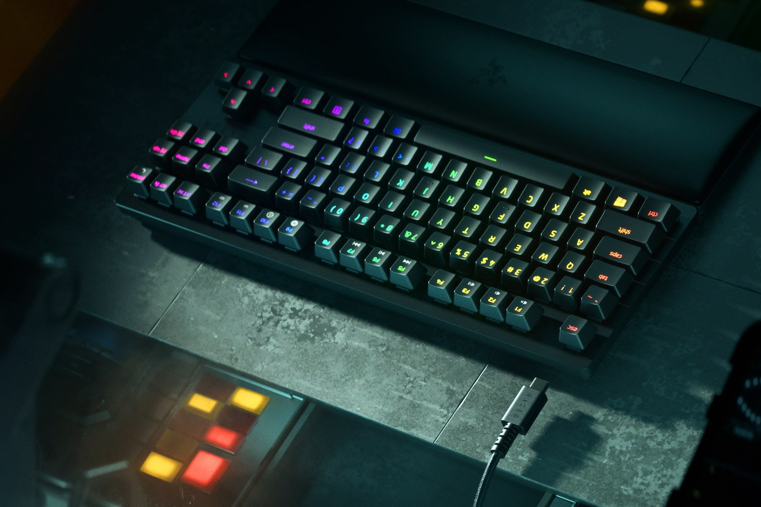 Razer Huntsman V2 TKL - Tastatur - Hintergrundbeleuchtung