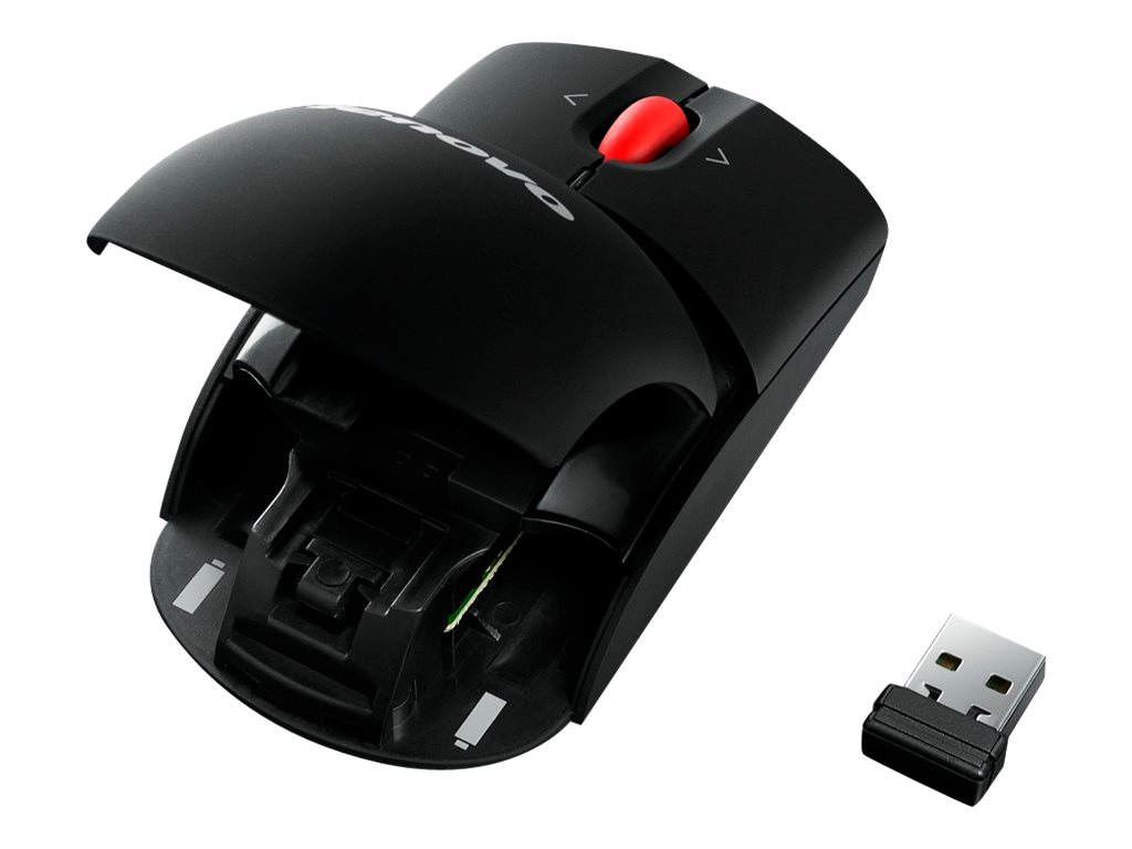 Lenovo Maus - Laser - kabellos - 2.4 GHz - kabelloser Empfänger (USB)