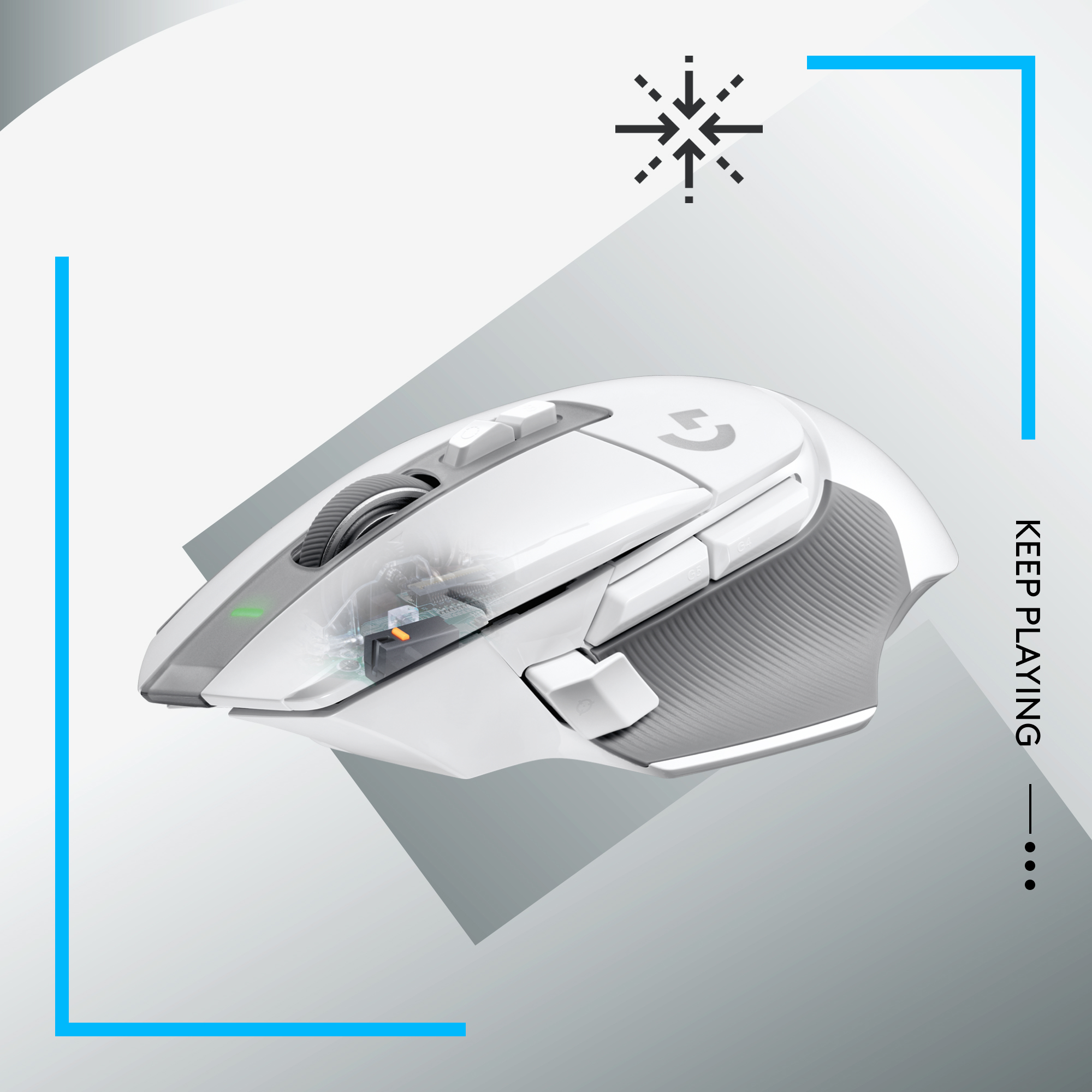 Logitech G G502 X LIGHTSPEED - Maus - optisch