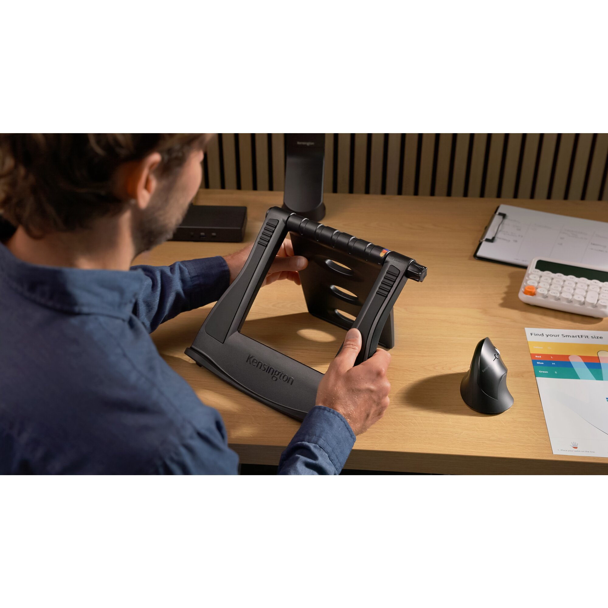 Kensington Pro Fit Ergo Vertical Wireless Mouse - Vertikale Maus - ergonomisch - Für Rechtshänder -