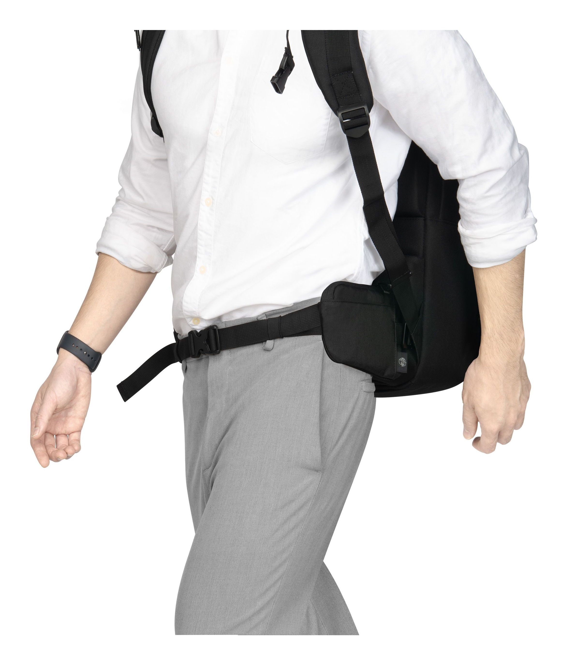 Dicota Gürtel für Rucksack - Schwarz