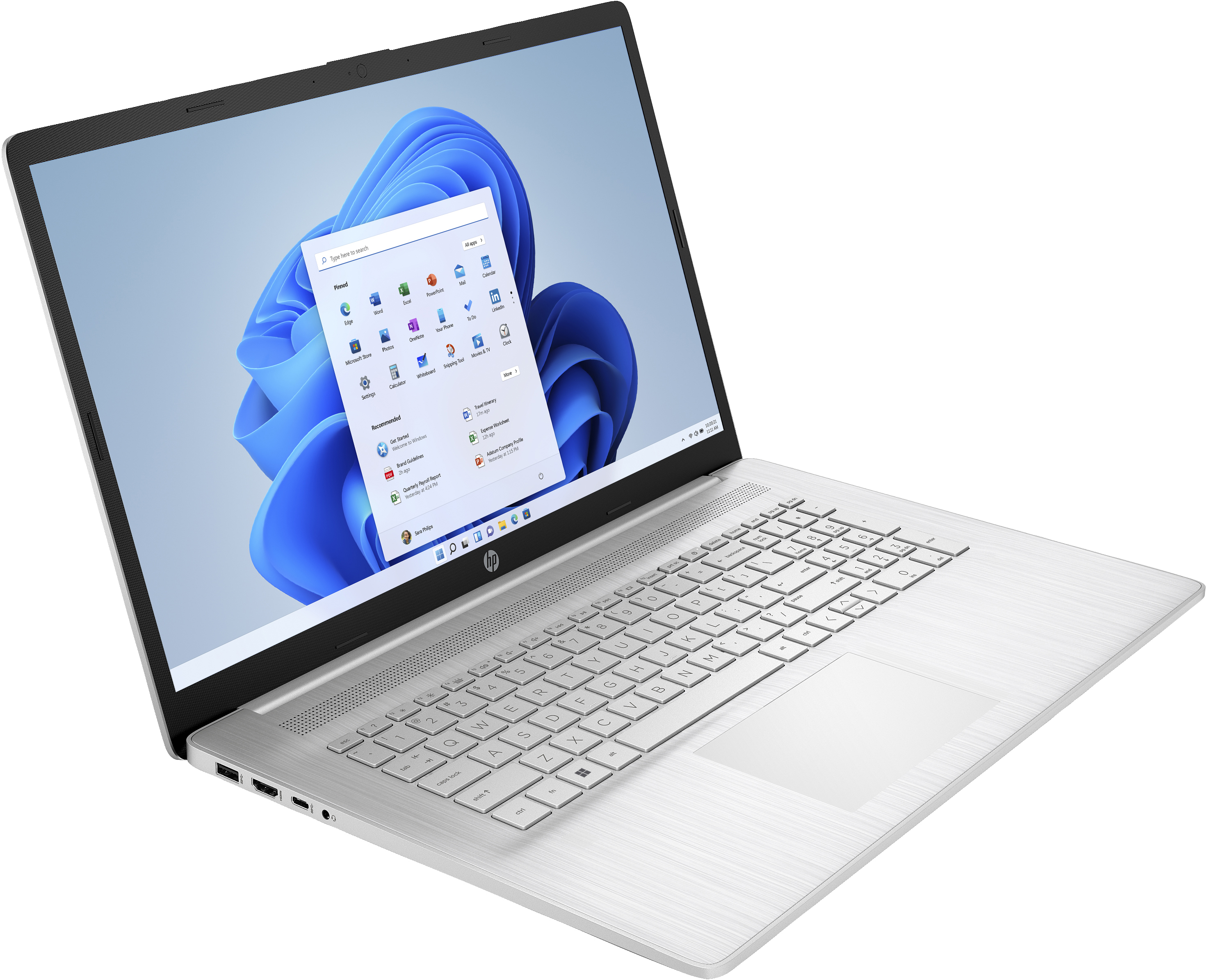 HP 17-cp1620ng, AMD Ryzen? 7, 2 GHz, 43,9 cm (17.3"), 1920 x 1080 Pixel, 16 GB, 512 GB