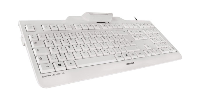 Cherry KC 1000 SC - Tastatur - Belgien - Pale