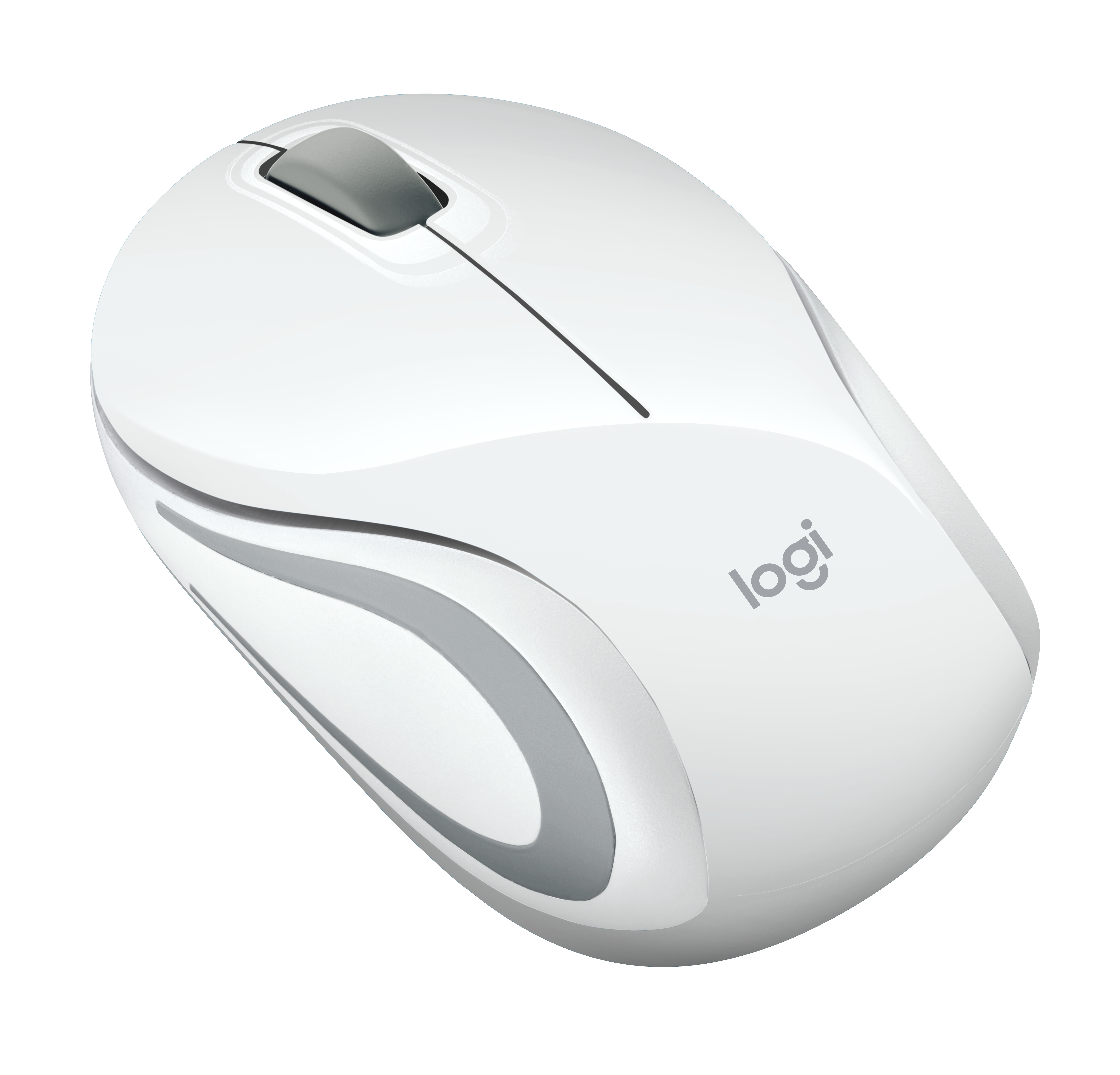 Logitech LGT-M187W, Beidhändig, Optisch, RF Wireless, 1000 DPI, Weiß