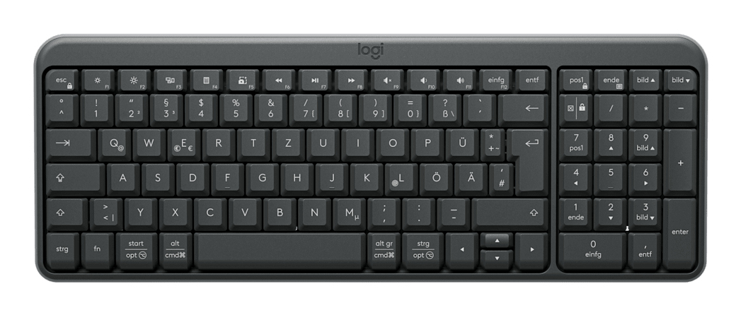 Logitech K250 - Tastatur - kabellos - Bluetooth LE