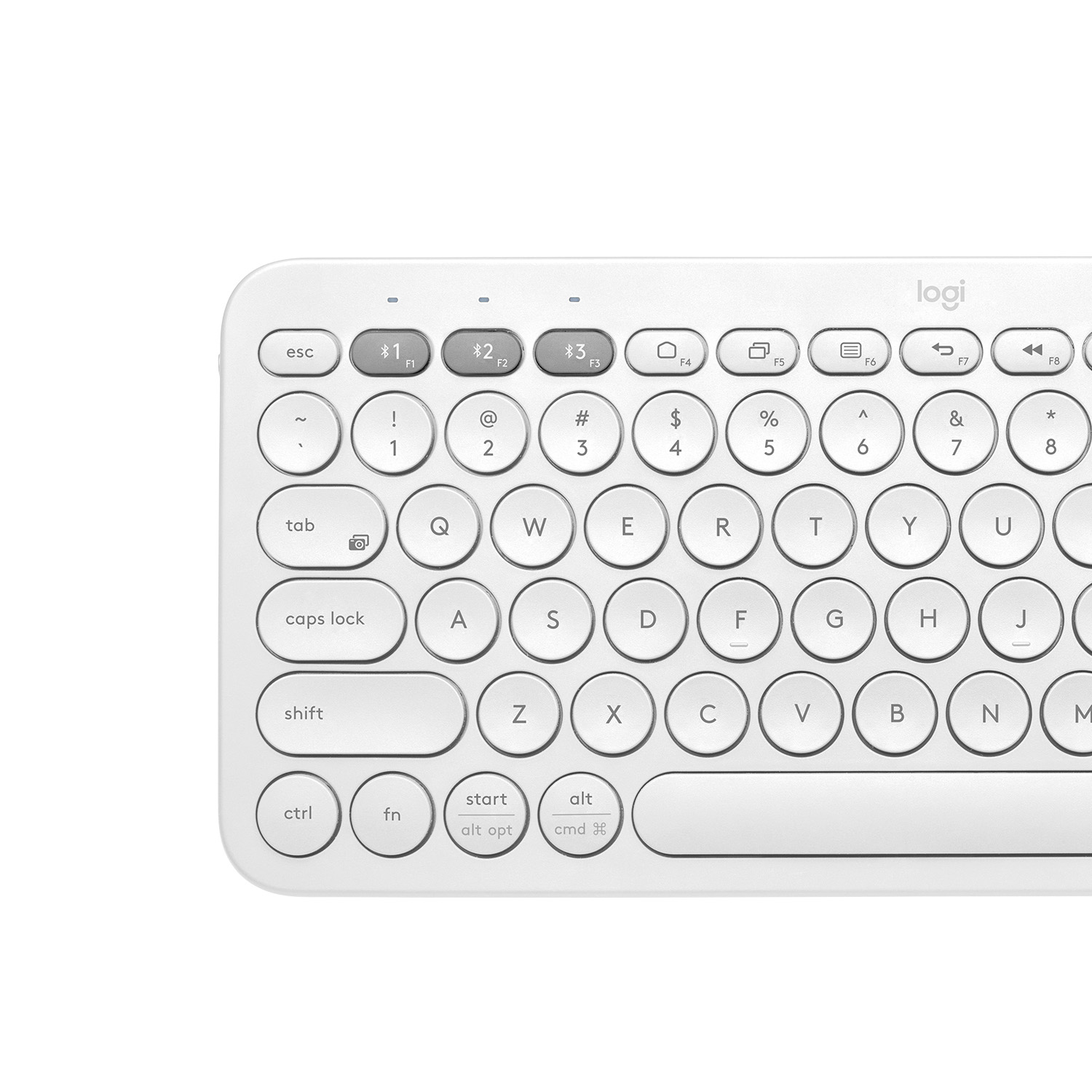 Logitech K380 Multi-Device Bluetooth® Keyboard, Mini, Kabellos, Bluetooth, Weiß