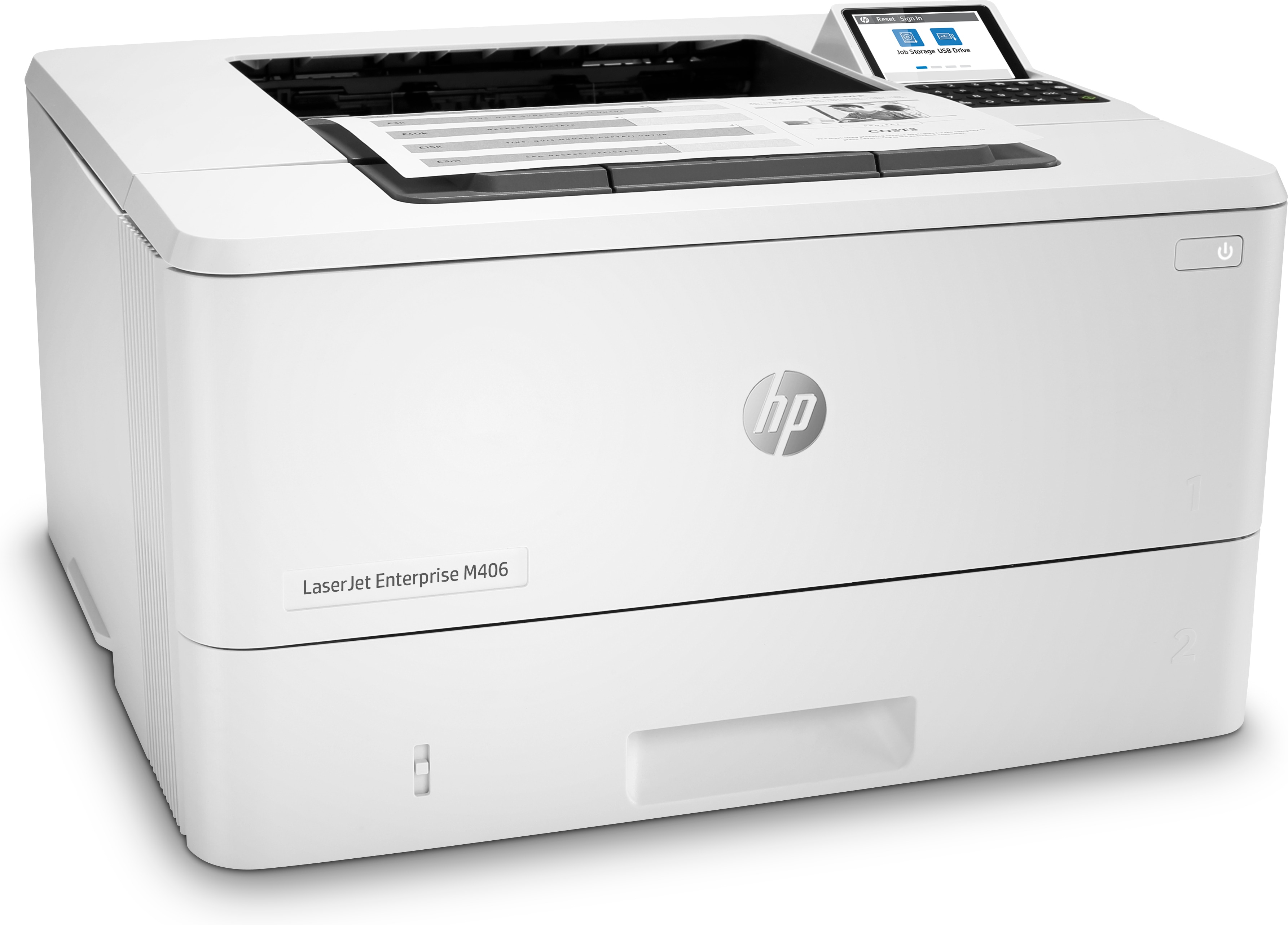HP LaserJet Enterprise M406dn s/w Laserdrucker