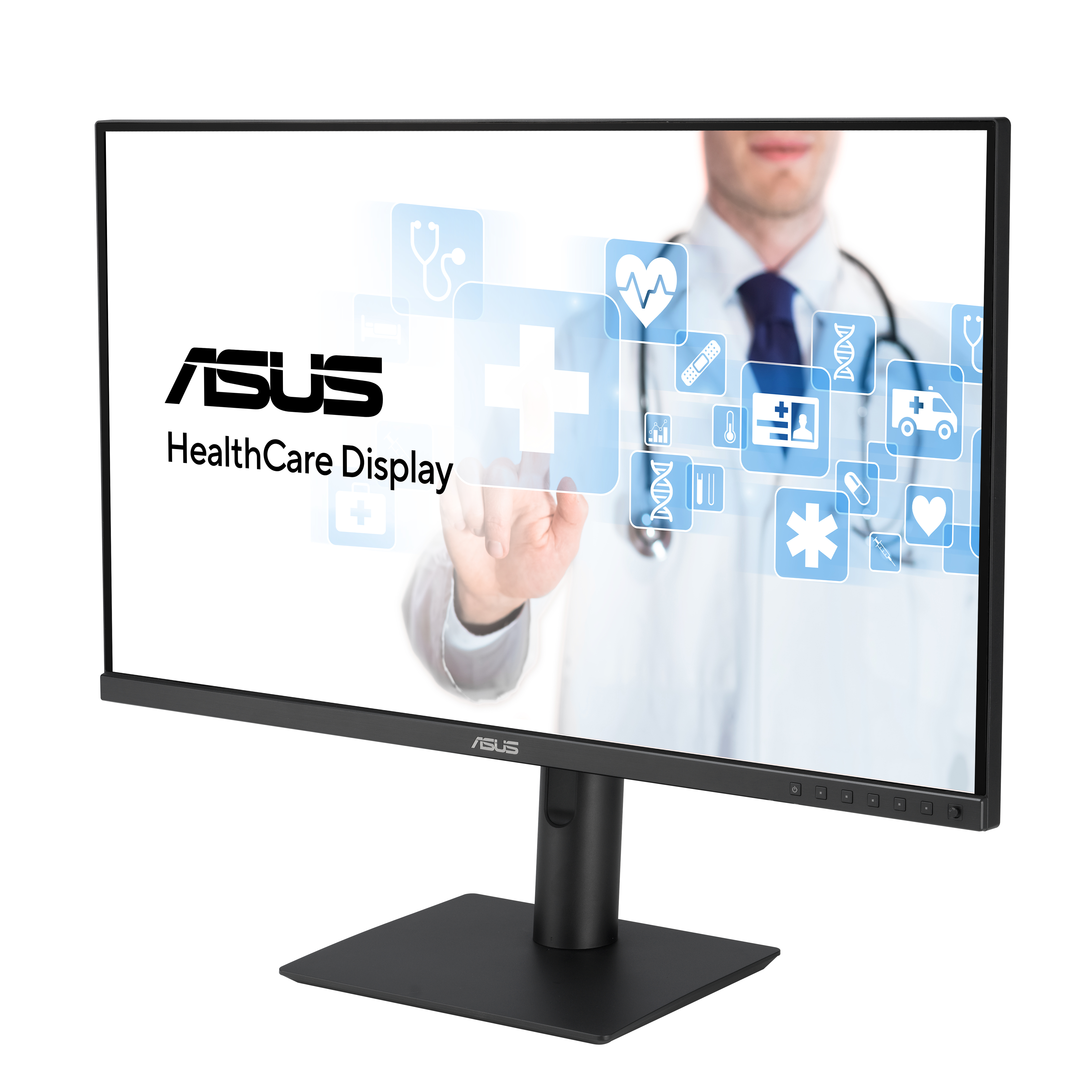 ASUS HealthCare HA2741A, 27" WQHD IPS, 75Hz, 5ms, 350nits, 2x DP, 1x HDMI, 1x USB-C m. DP