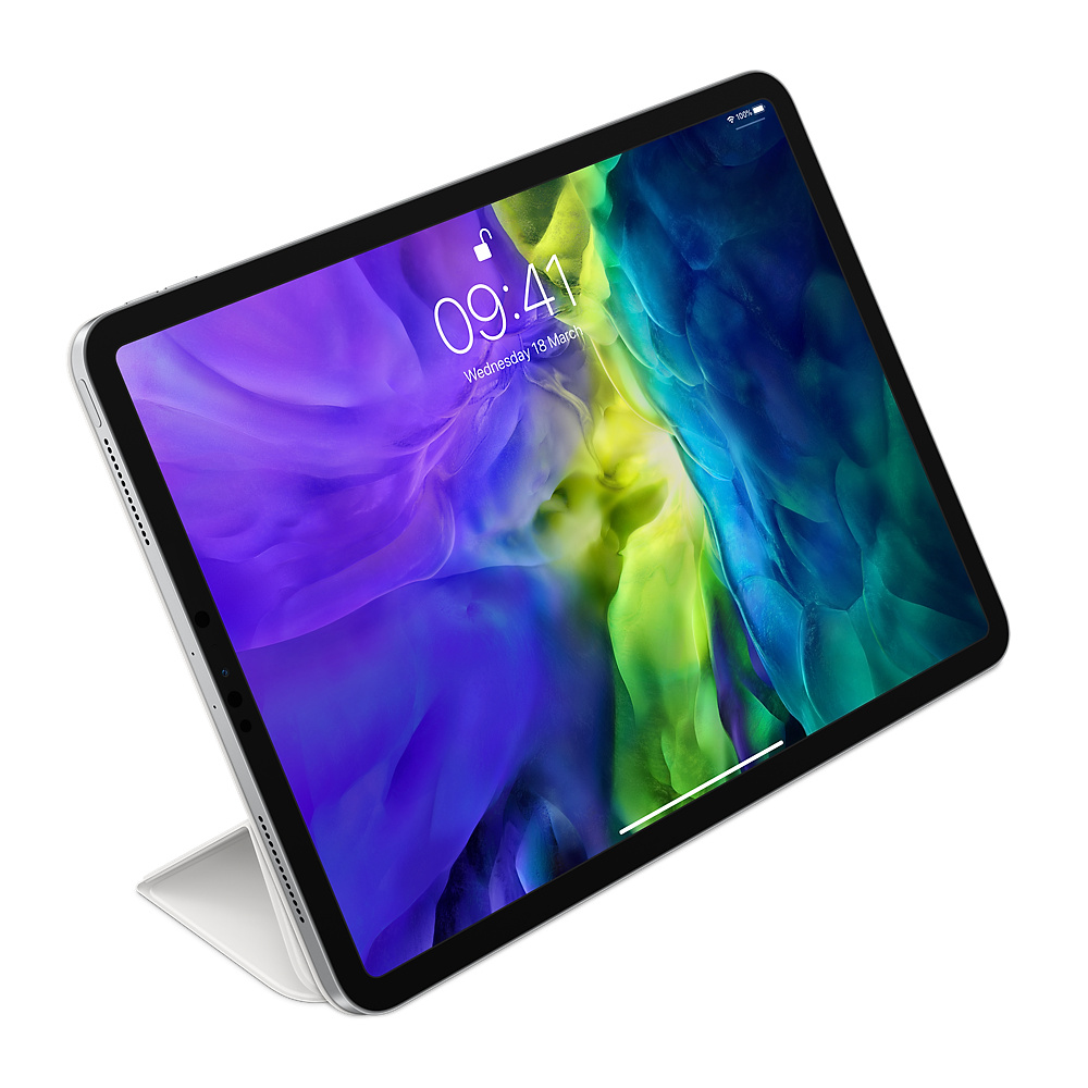 Apple Smart - Flip-Hülle für Tablet - Polyurethan - weiß - 11" - für 11-inch iPad Pro (1. Generation