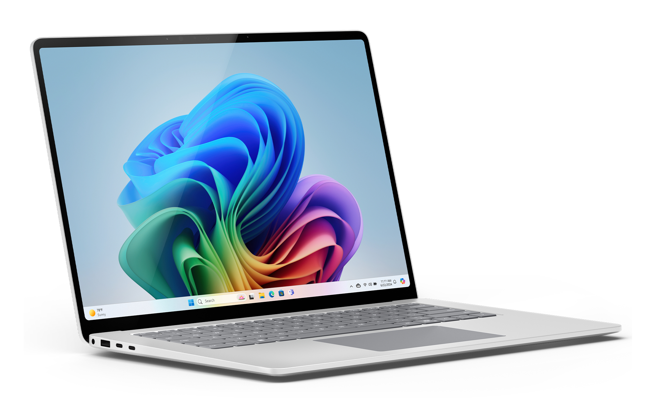 Microsoft Surface Laptop 7 Platinum, 15"Touch, Snapdragon X Elite X1E-80-100, 16GB RAM, 1TB SSD, W11