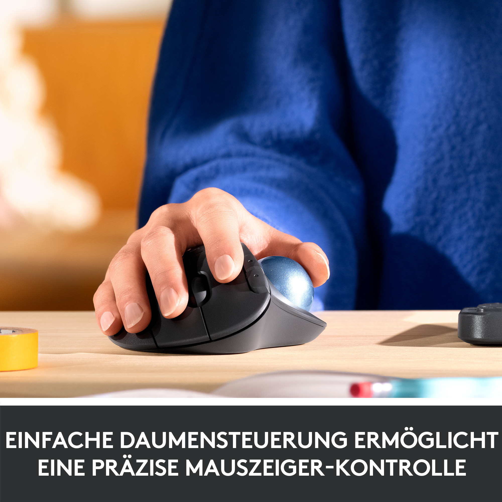 Logitech Ergo Series ERGO M575 - Trackball - optisch - 5 Tasten - kabellos - Bluetooth 5.0 LE, 2.4 G