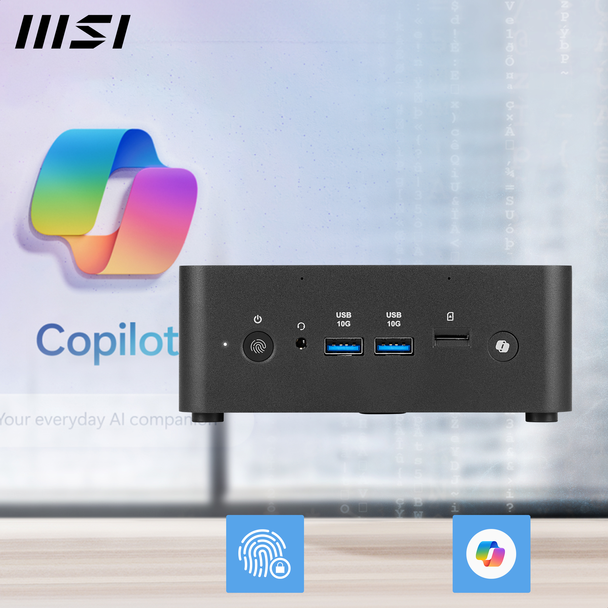 MSI Cubi NUC AI+ 2MG-037AT, Core Ultra 9 288V, 32GB, 1TB SSD, Win 11 Pro