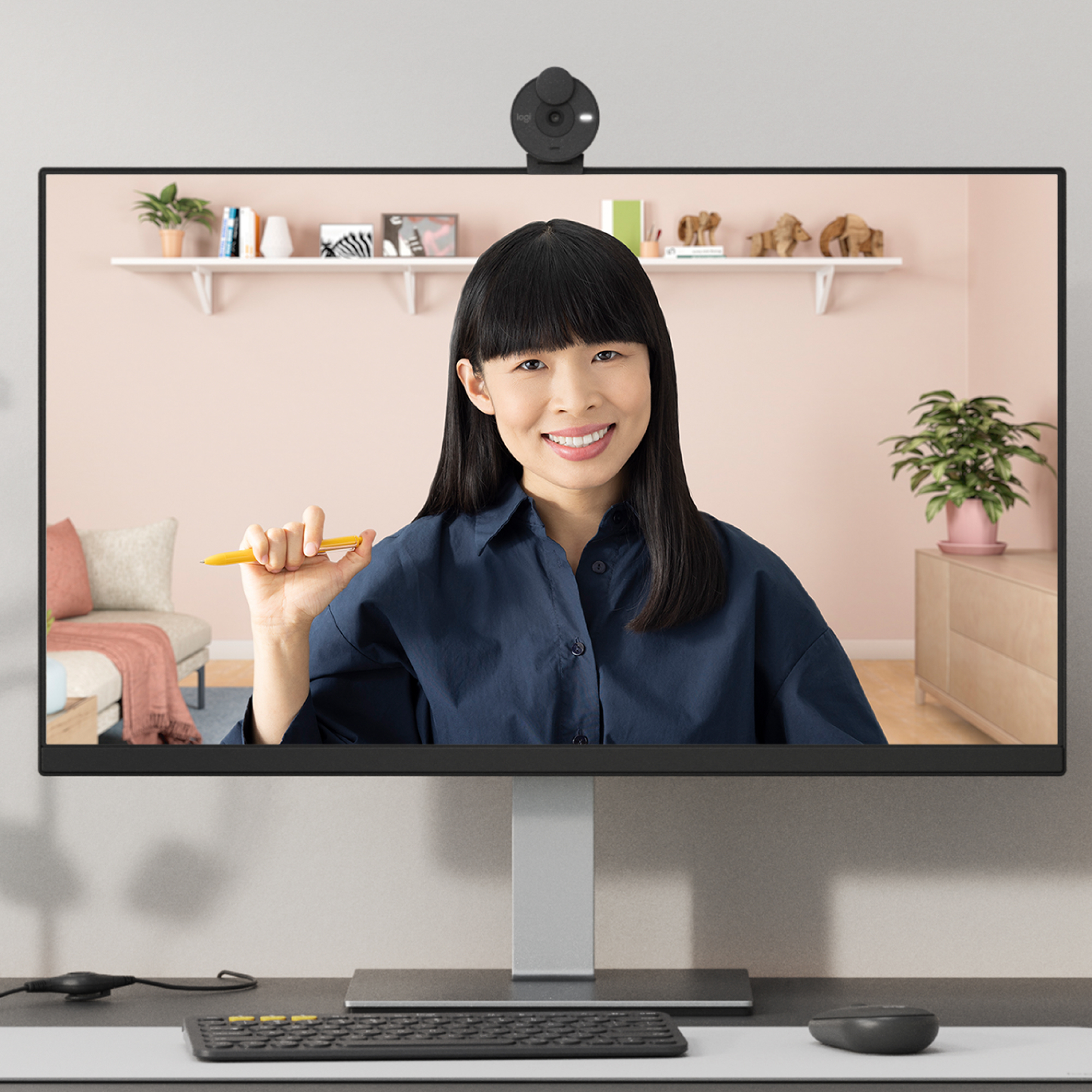 Logitech Brio 300, 2 MP, 1920 x 1080 Pixel, Full HD, 30 fps, 1280x720@30fps, 1920x1080@30fps, 720p,