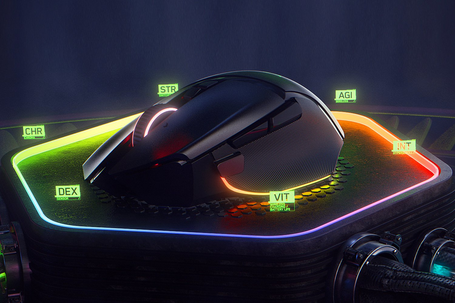 Razer Basilisk V3 pro - Maus - ergonomisch