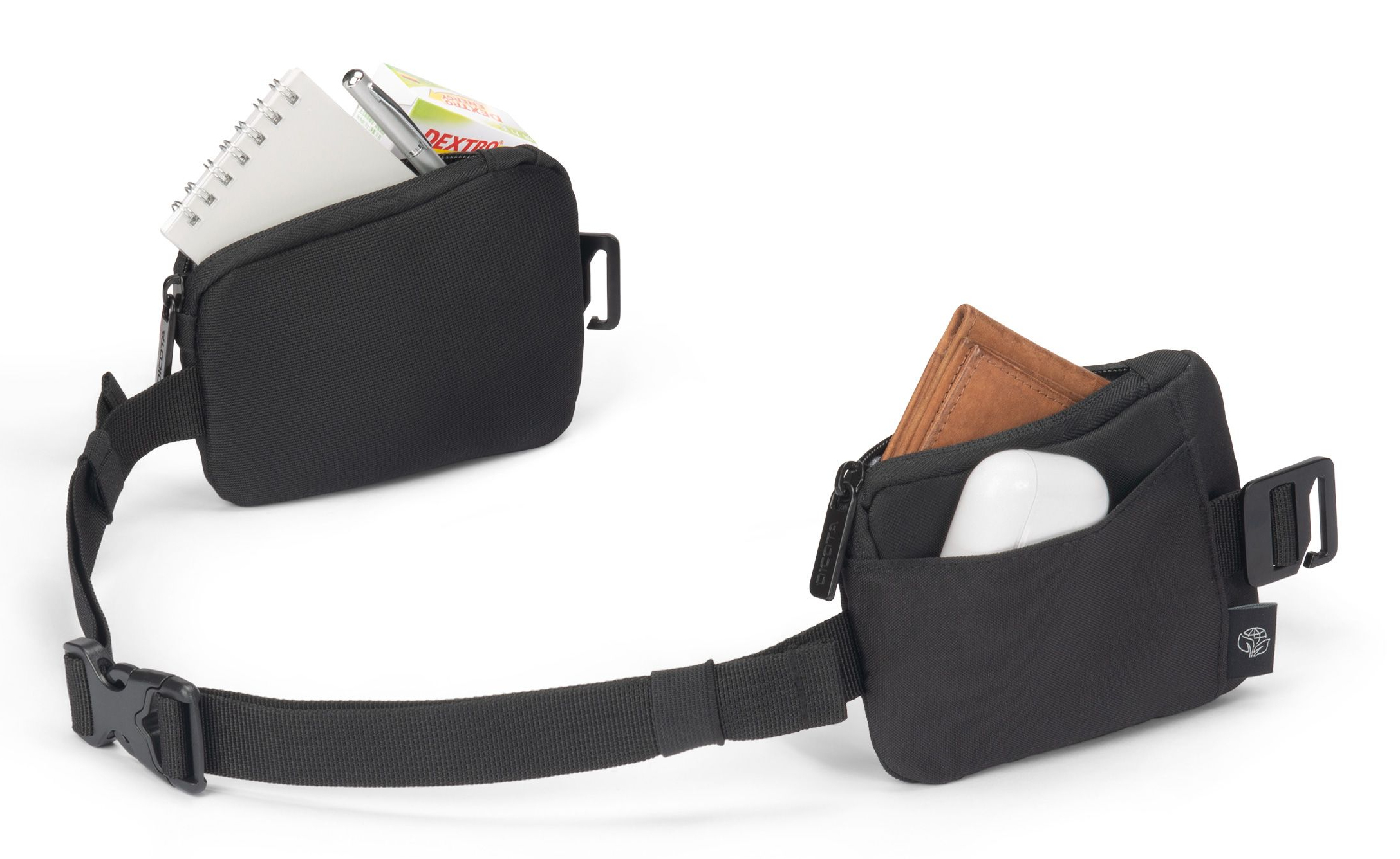 Dicota Gürtel für Rucksack - Schwarz