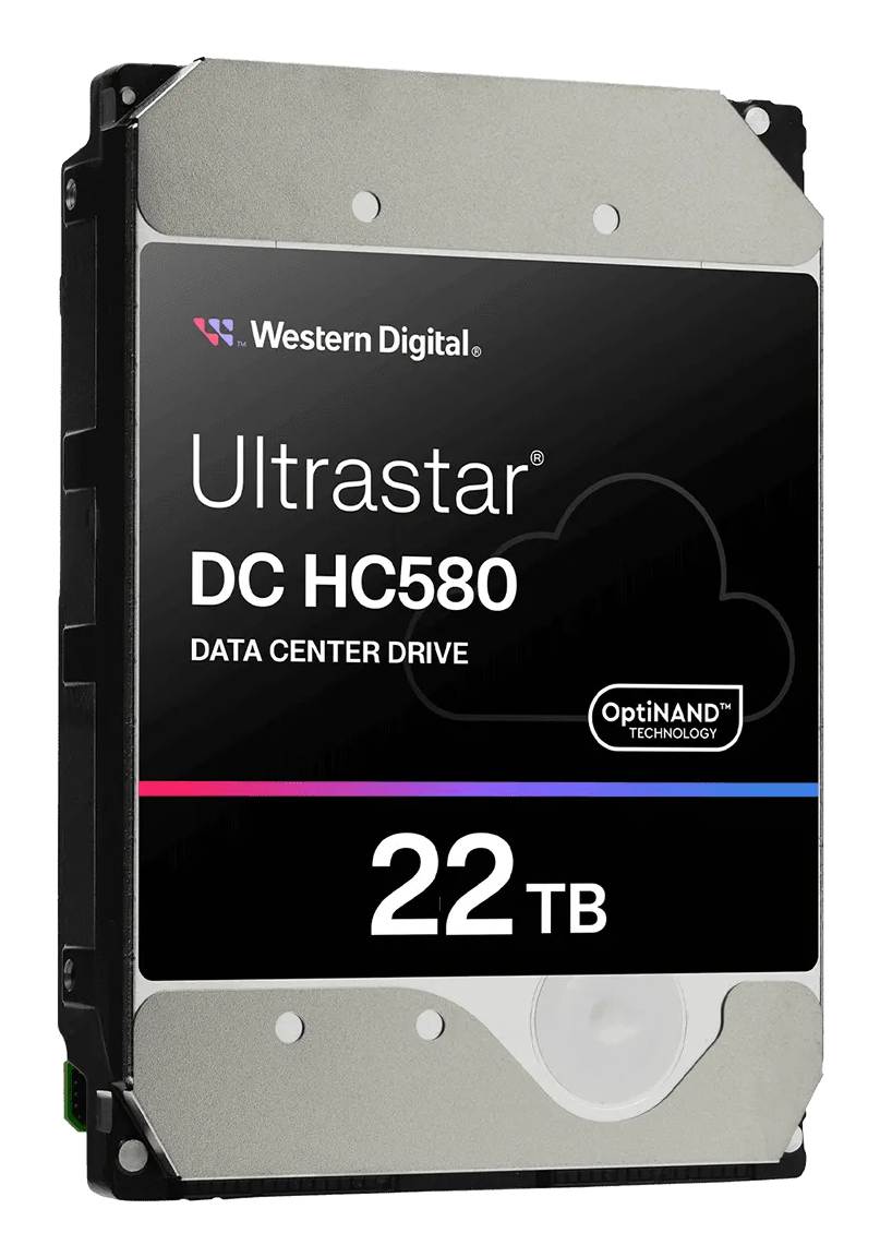 WD Ultrastar DC HC580 WUH722422AL5201 - Festplatte - Rechenzentrum - verschlüsselt - 22 TB - intern