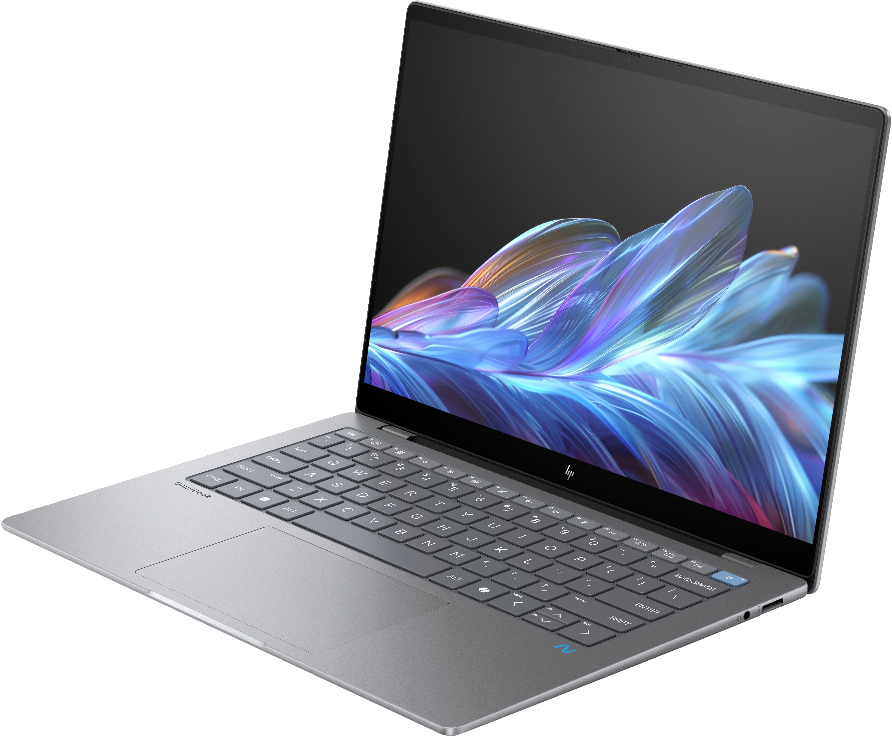 HP OmniBook X Laptop 14-fe0165ng, Qualcomm Snapdragon, 35,6 cm (14"), 2240 x 1400 Pixel, 16 GB, 1 TB
