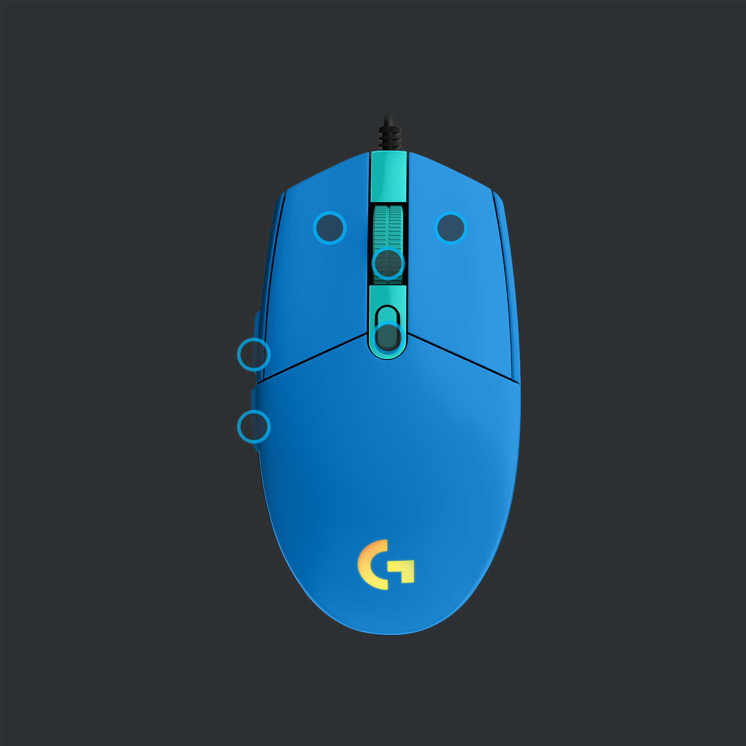 Logitech Gaming Mouse G203 LIGHTSYNC - Maus