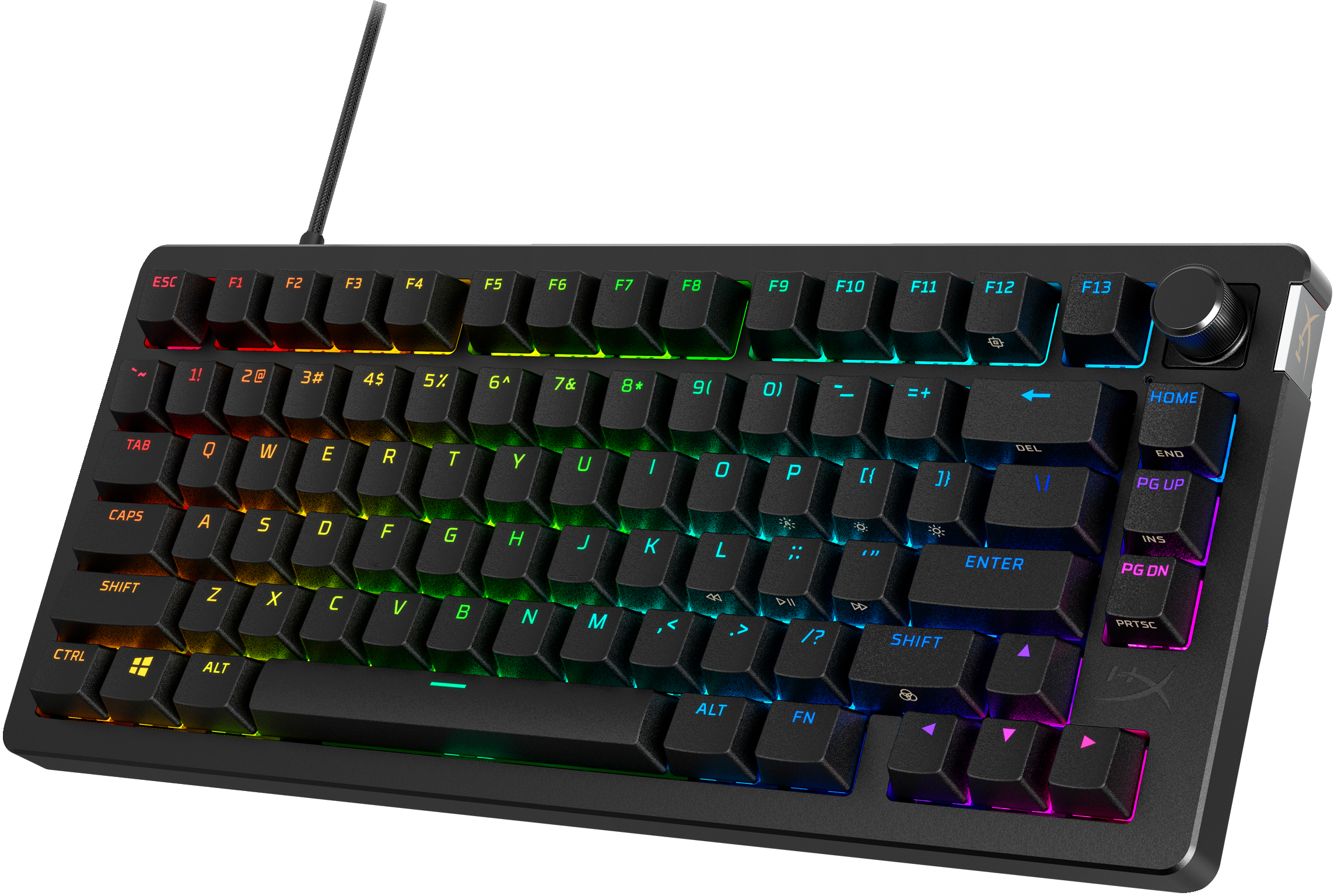 HP HyperX Alloy Rise - Tastatur - 75% - Hintergrundbeleuchtung