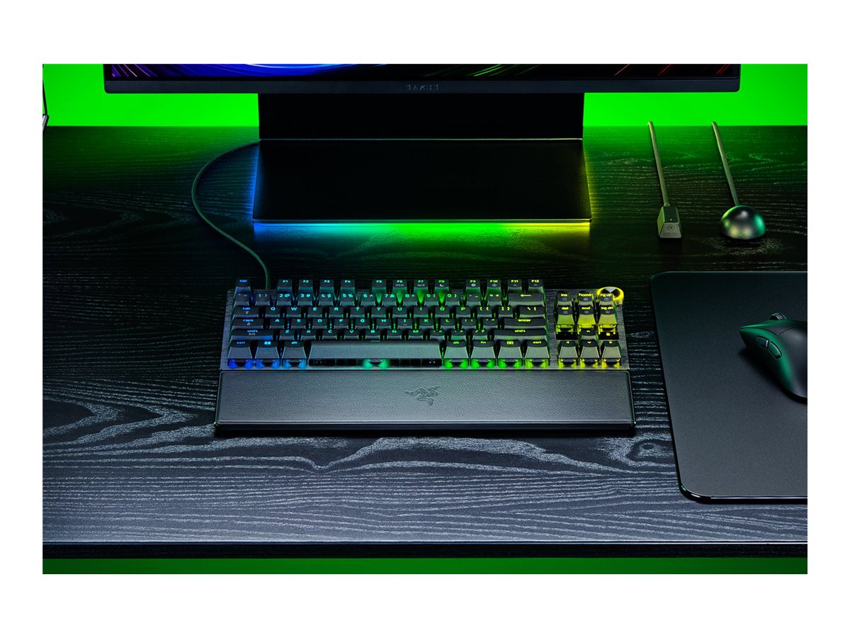 Razer Huntsman V3 Pro 8KHz - Tastatur - TKL - Hintergrundbeleuchtung - USB - QWERTZ - Deutsch - Tast