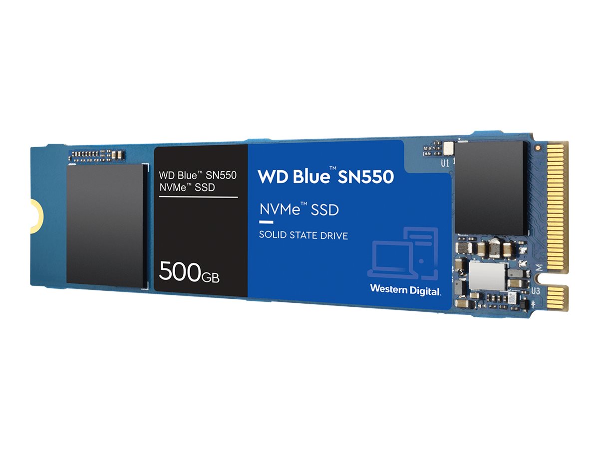 WD WD Blue SN550 NVMe, 500 GB, M.2, 2400 MB/s, 8 Gbit/s
