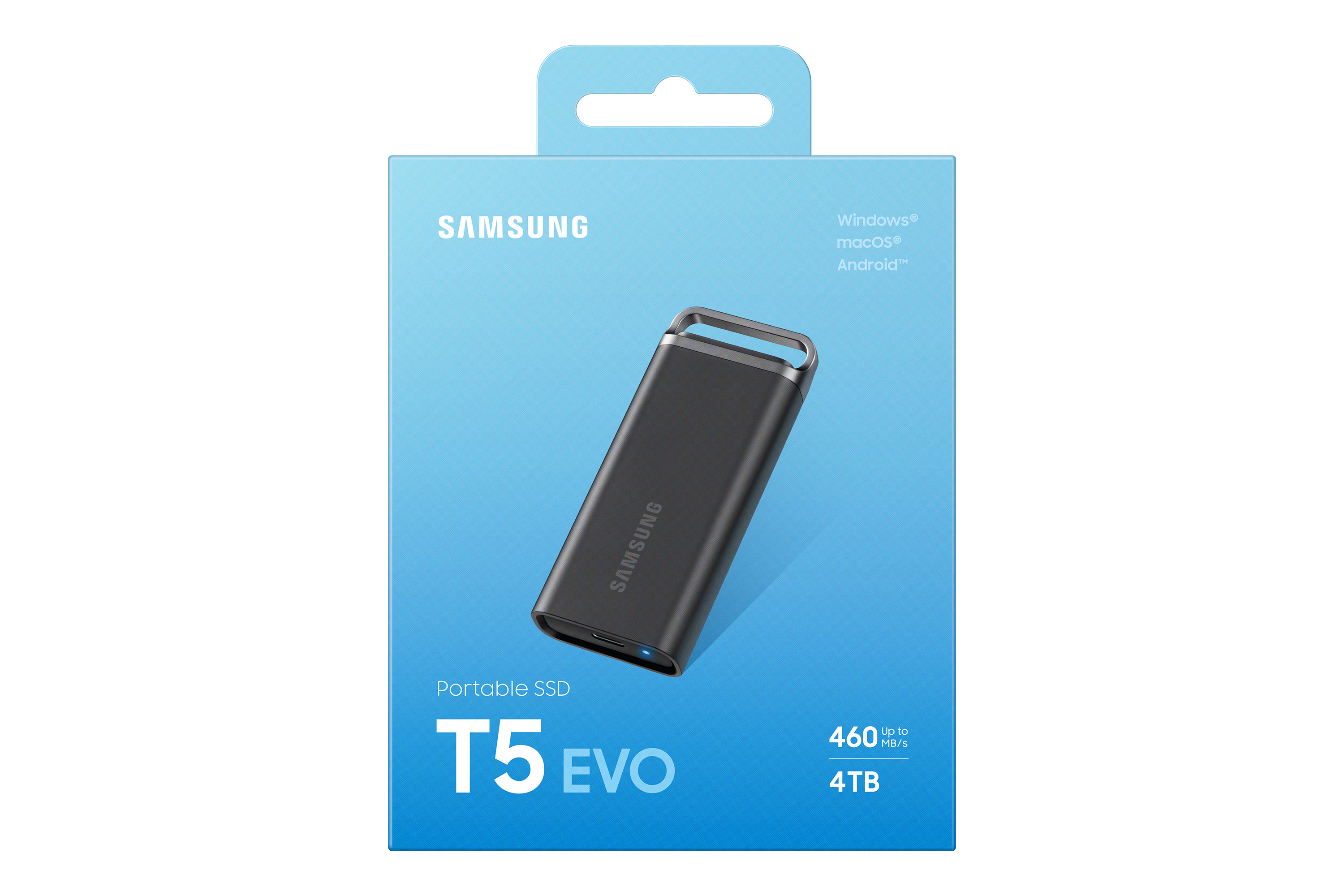 Samsung Portable SSD T5 EVO schwarz 4TB, USB-C 3.0