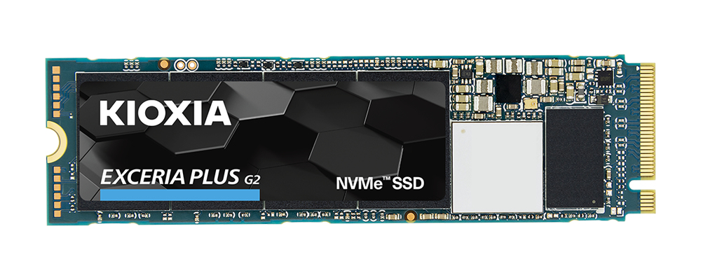Kioxia EXCERIA PLUS G2 - SSD - 2000 GB - intern - M.2 2280 - PCIe 3.1a x4 (NVMe)