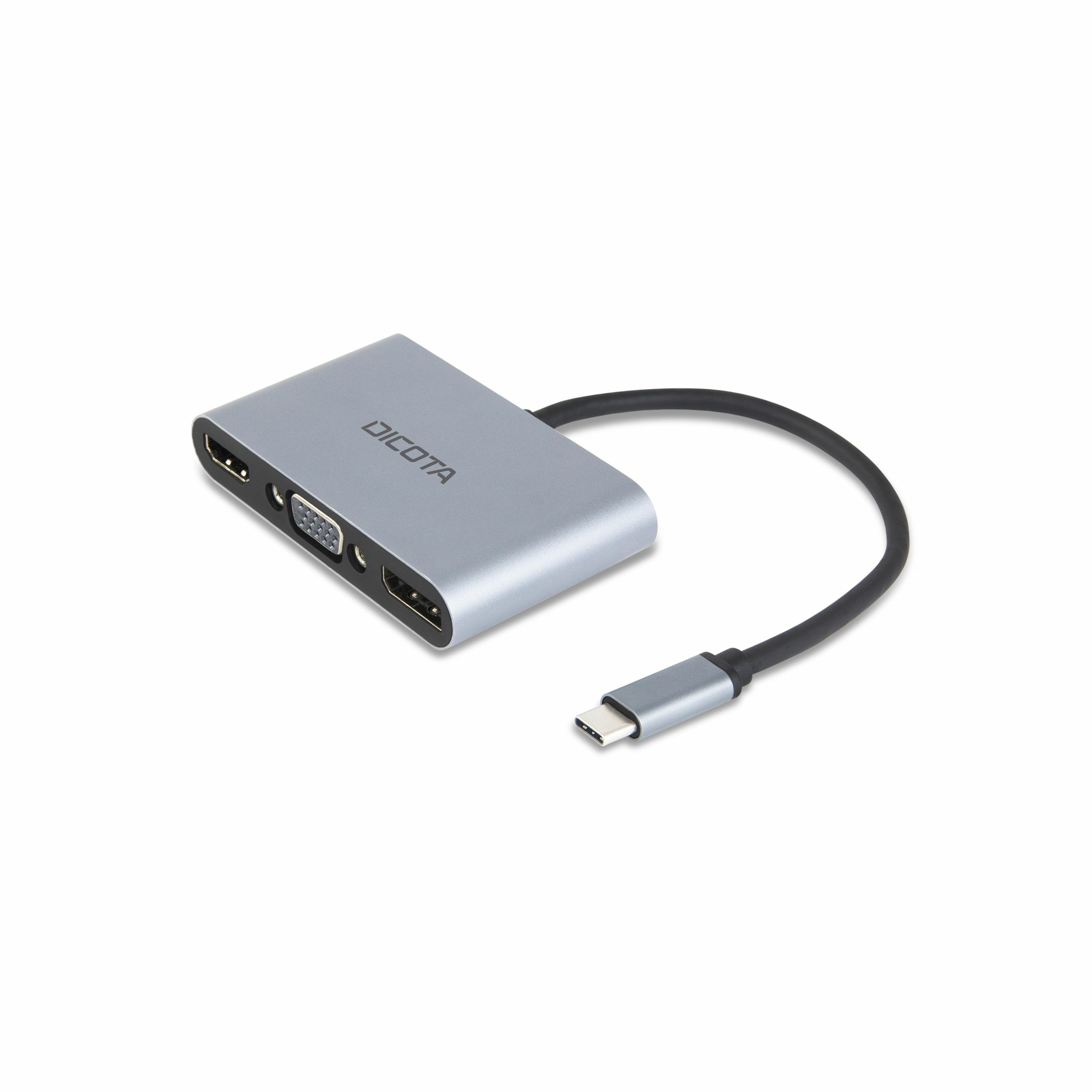 Dicota 5-in-1 - Dockingstation - USB-C - DP
