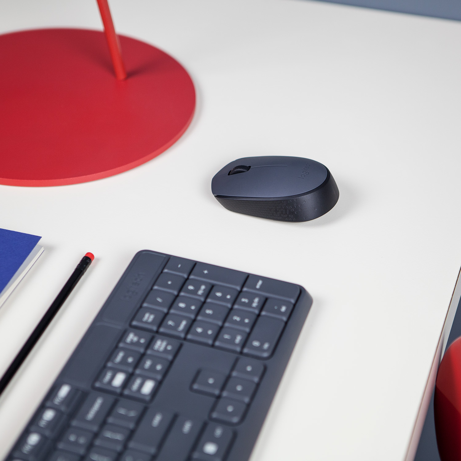 Logitech MK235 - Tastatur-und-Maus-Set - kabellos